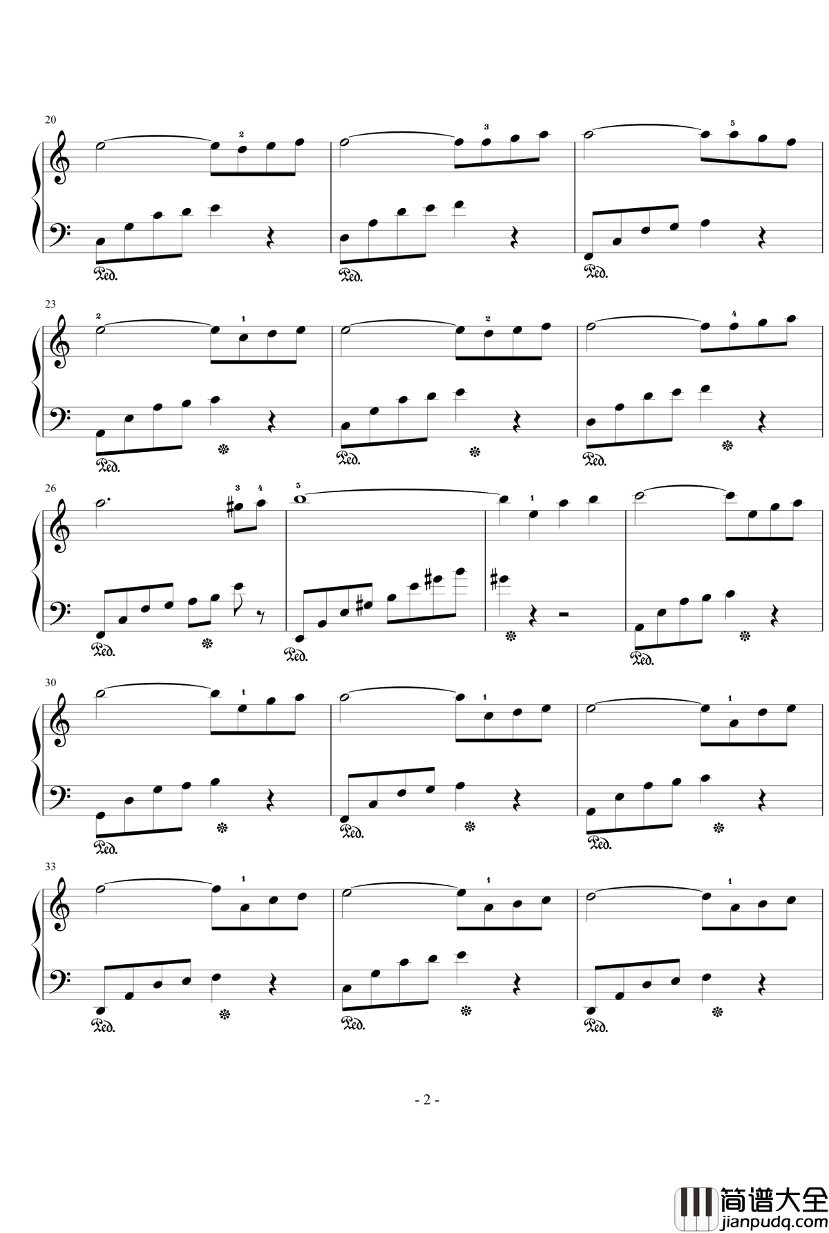 First_love钢琴谱_戴尚辉