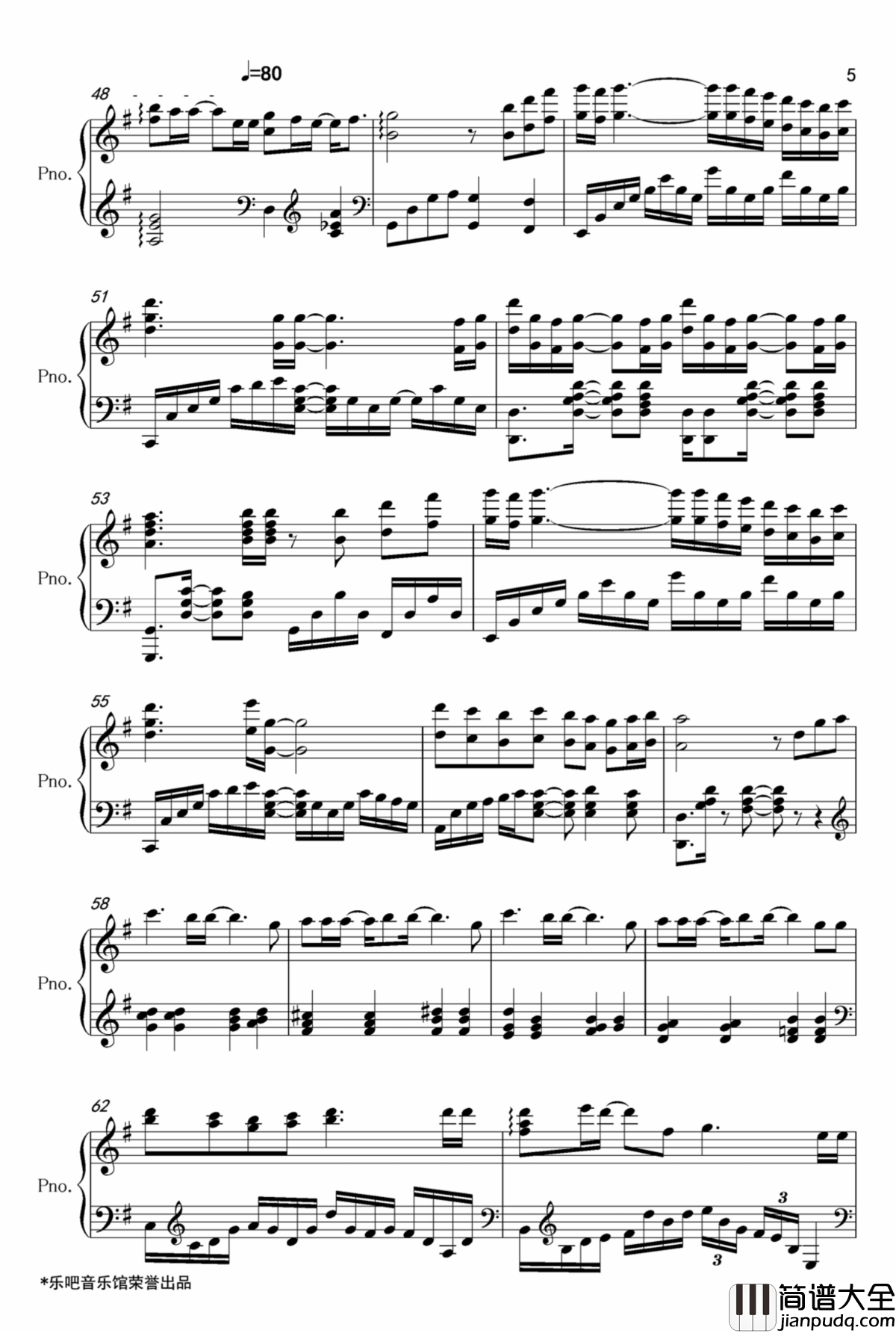 四月是你的谎言钢琴谱_珍藏片尾曲