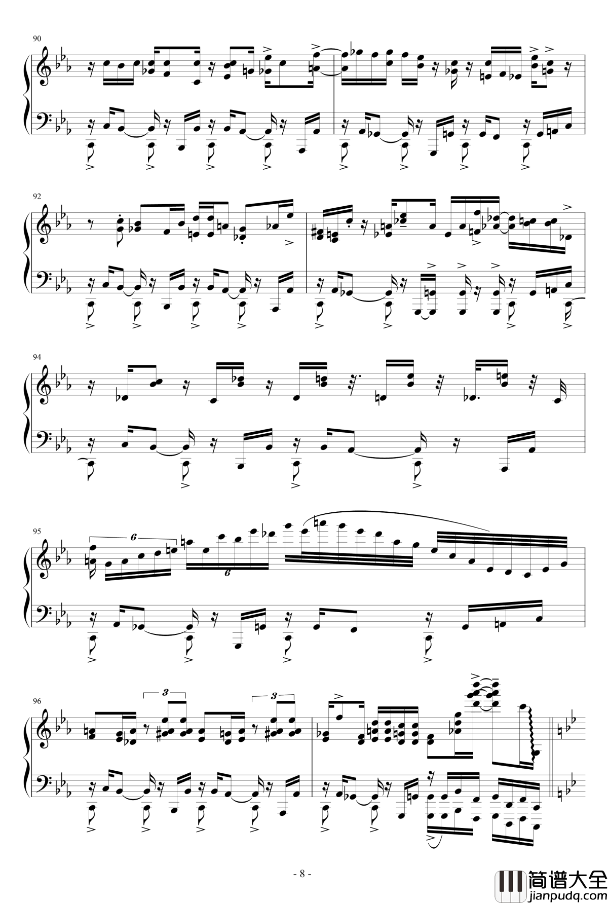 News39钢琴谱_初音ミク