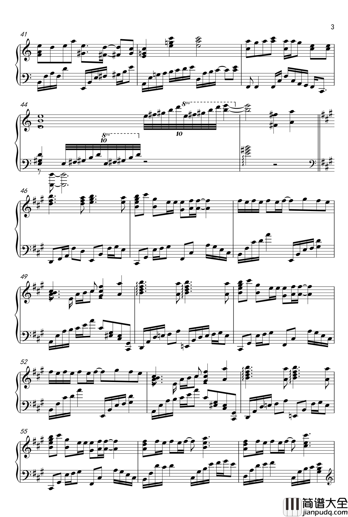 渡月桥想见你钢琴谱_名侦探柯南