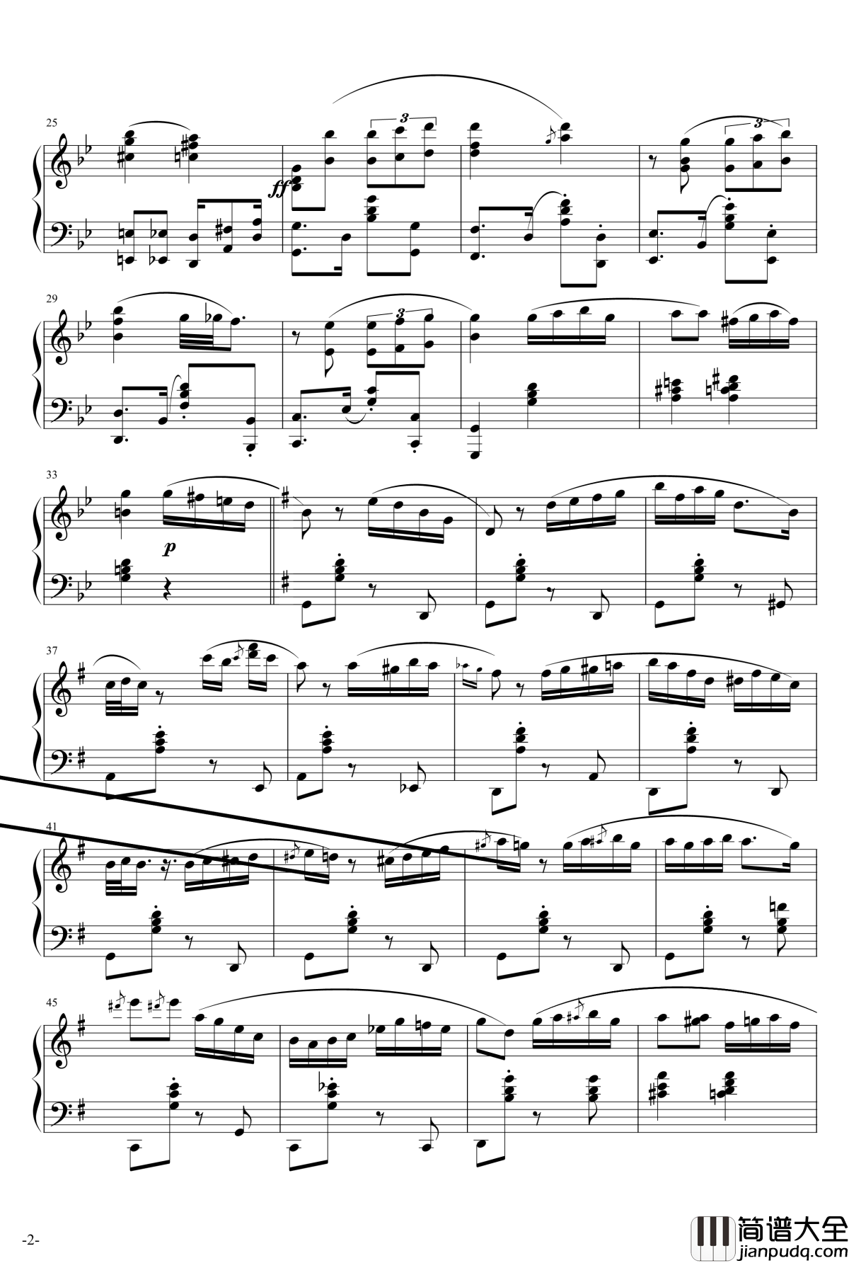 一步之遥钢琴谱_Por_Una_Cabeza_Chris_Donnell