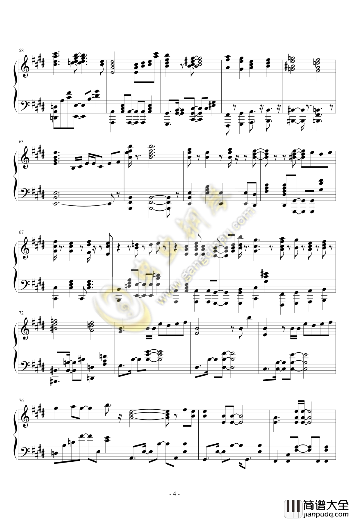 向着光辉的彼岸插曲钢琴谱_M_Sterpiece_偶像大师