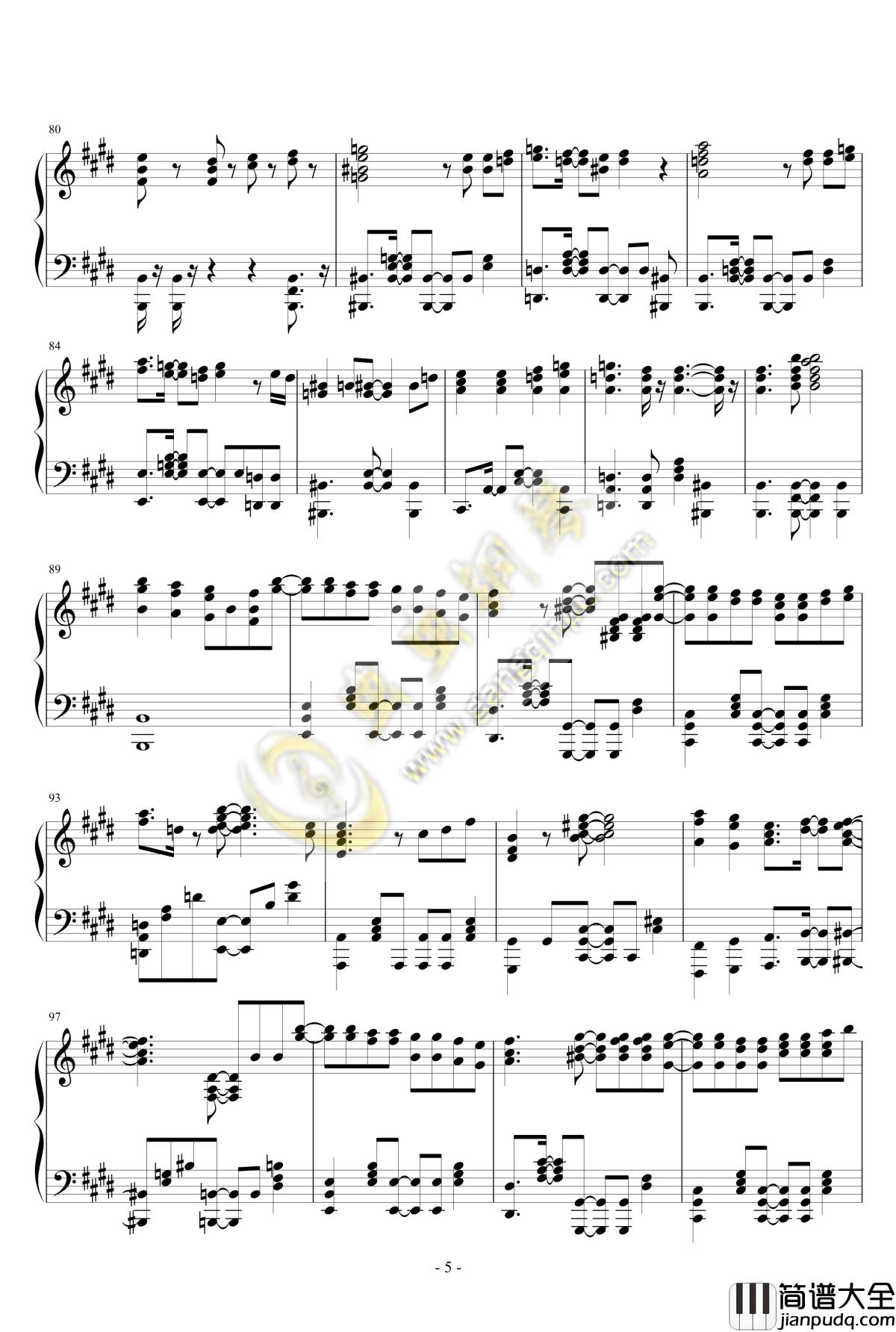 向着光辉的彼岸插曲钢琴谱_M_Sterpiece_偶像大师