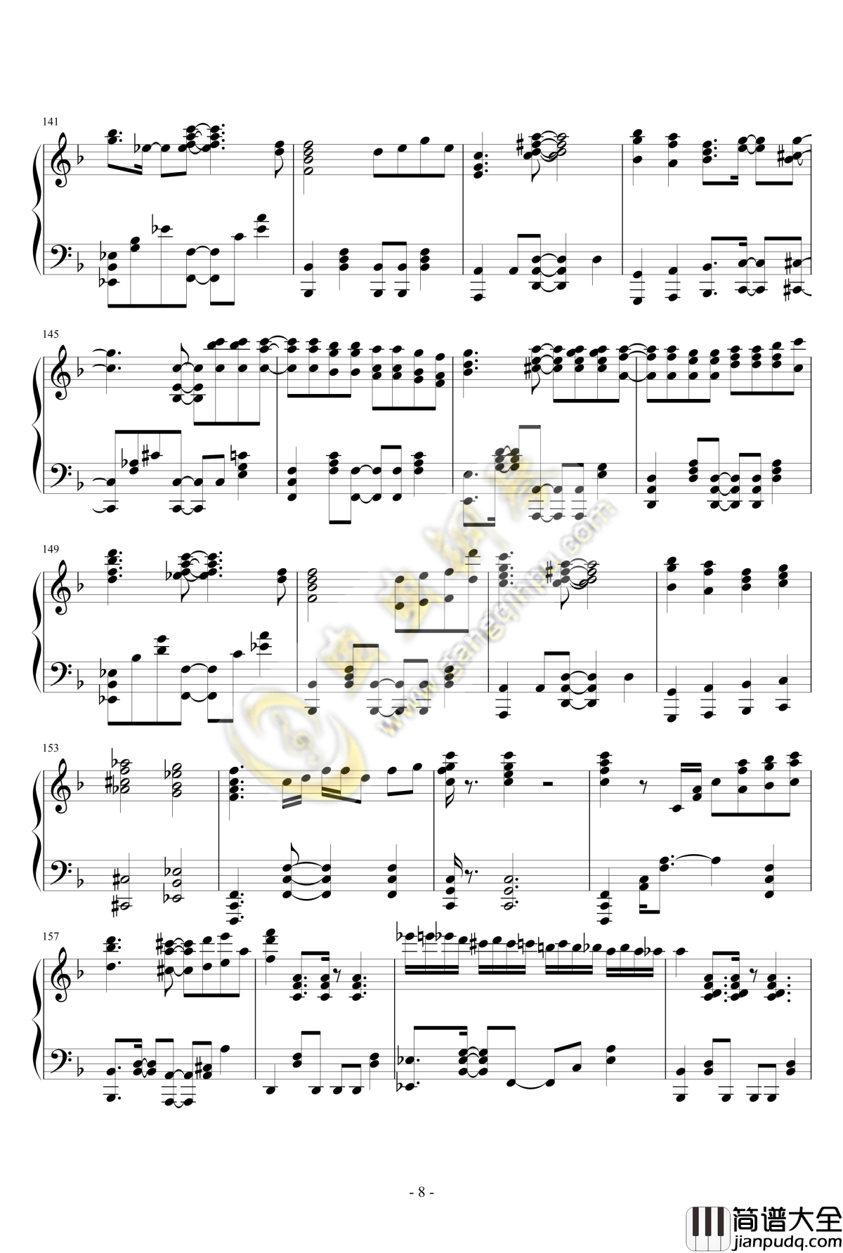 向着光辉的彼岸插曲钢琴谱_M_Sterpiece_偶像大师