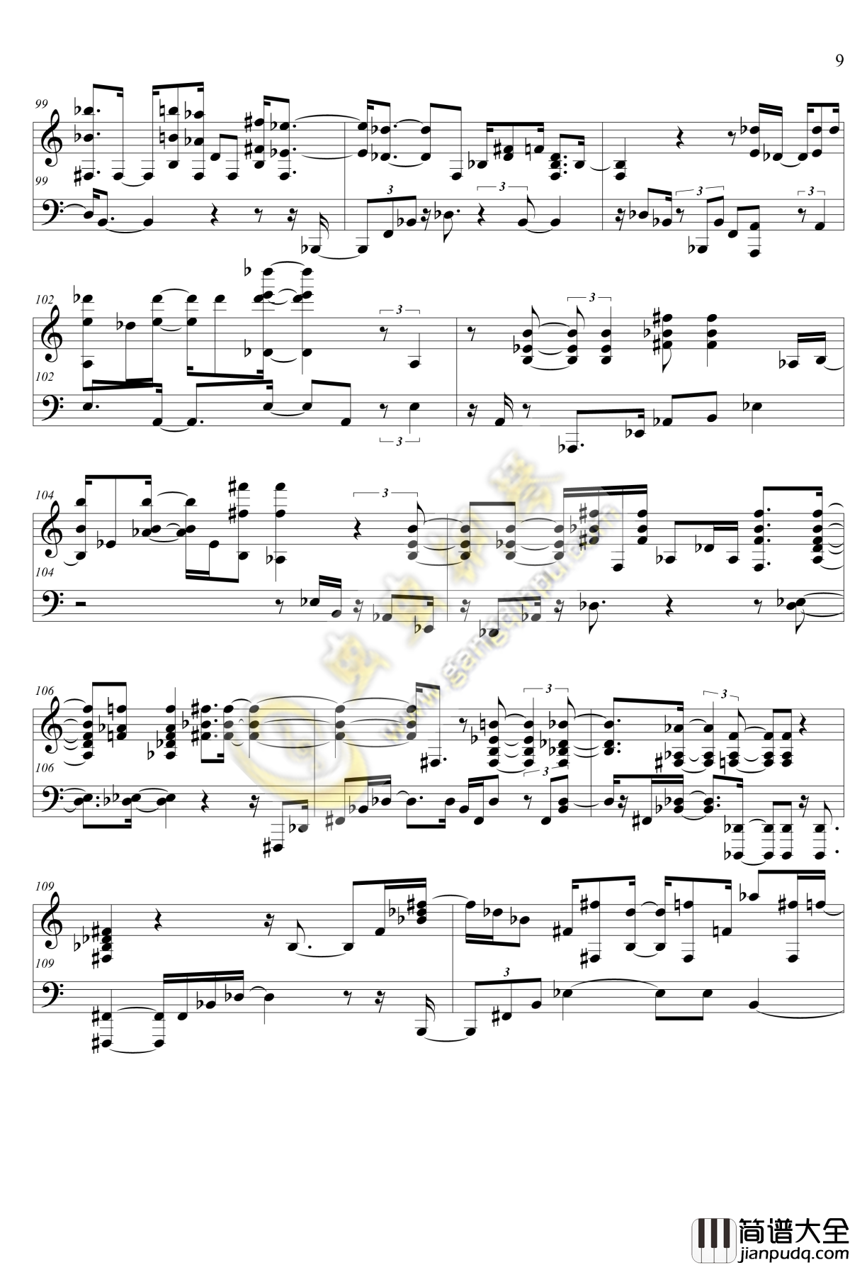 声之形主题曲钢琴谱_恋をしたのは_修正版