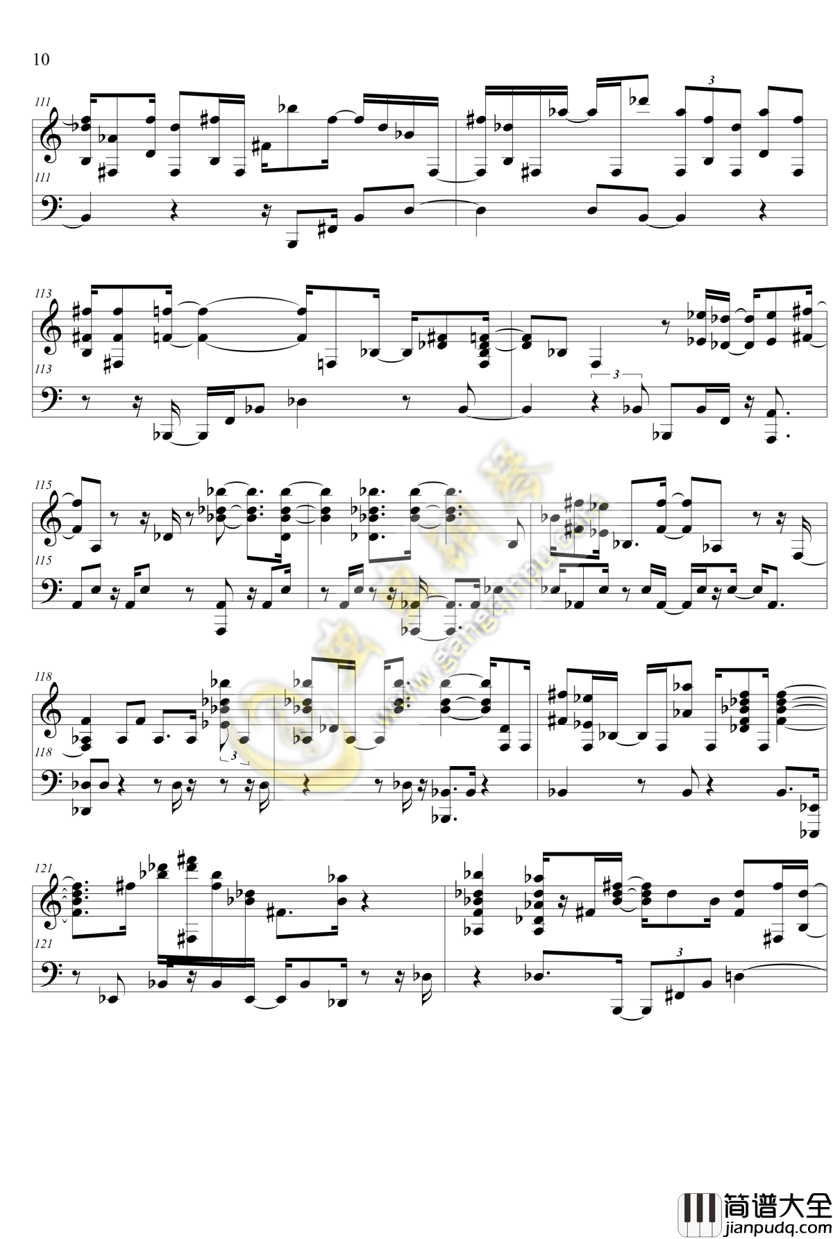 声之形主题曲钢琴谱_恋をしたのは_修正版