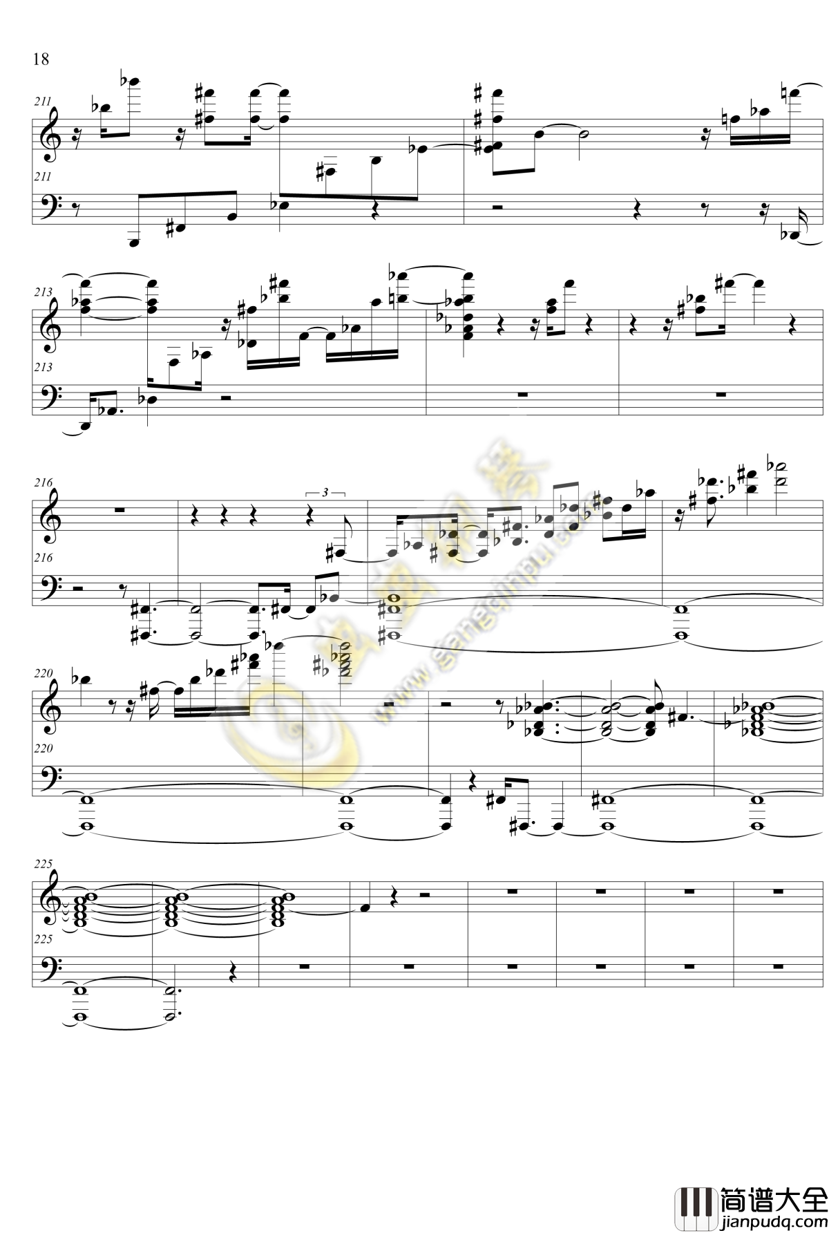 声之形主题曲钢琴谱_恋をしたのは_修正版