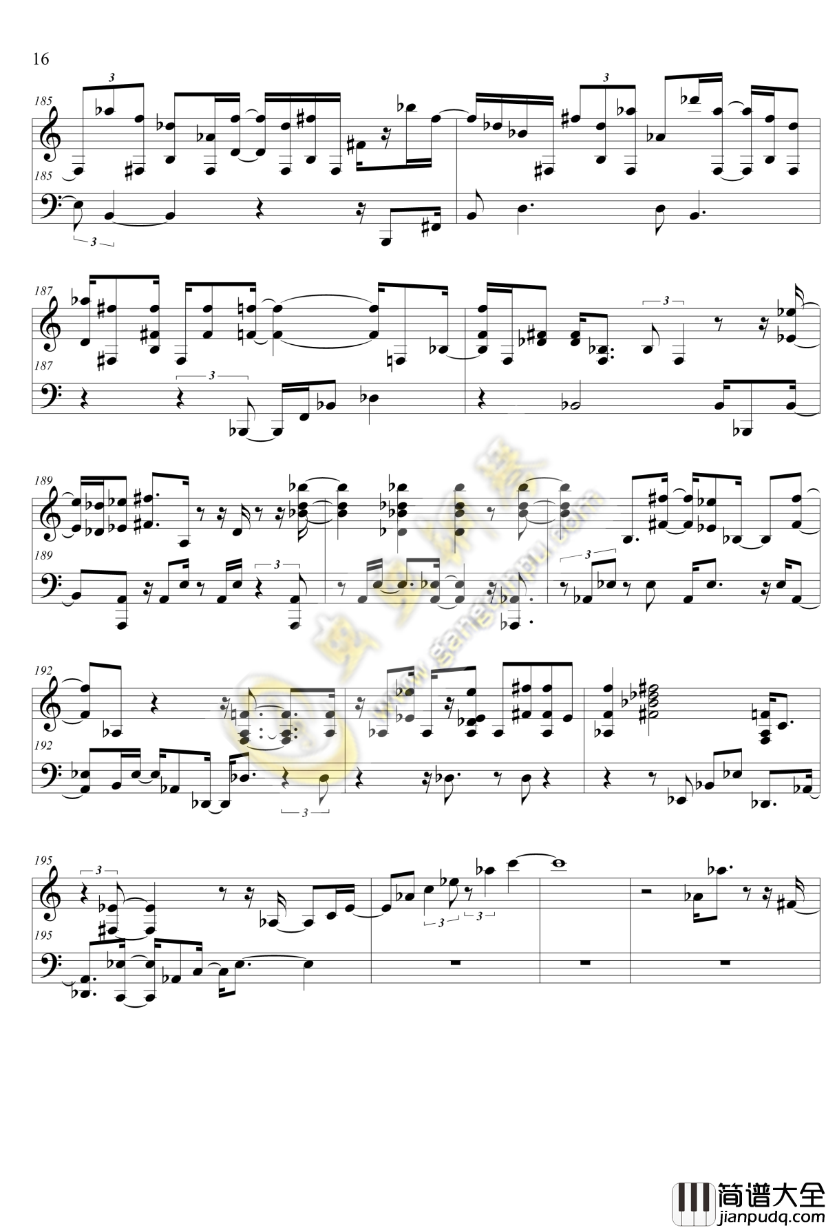 声之形主题曲钢琴谱_恋をしたのは_修正版