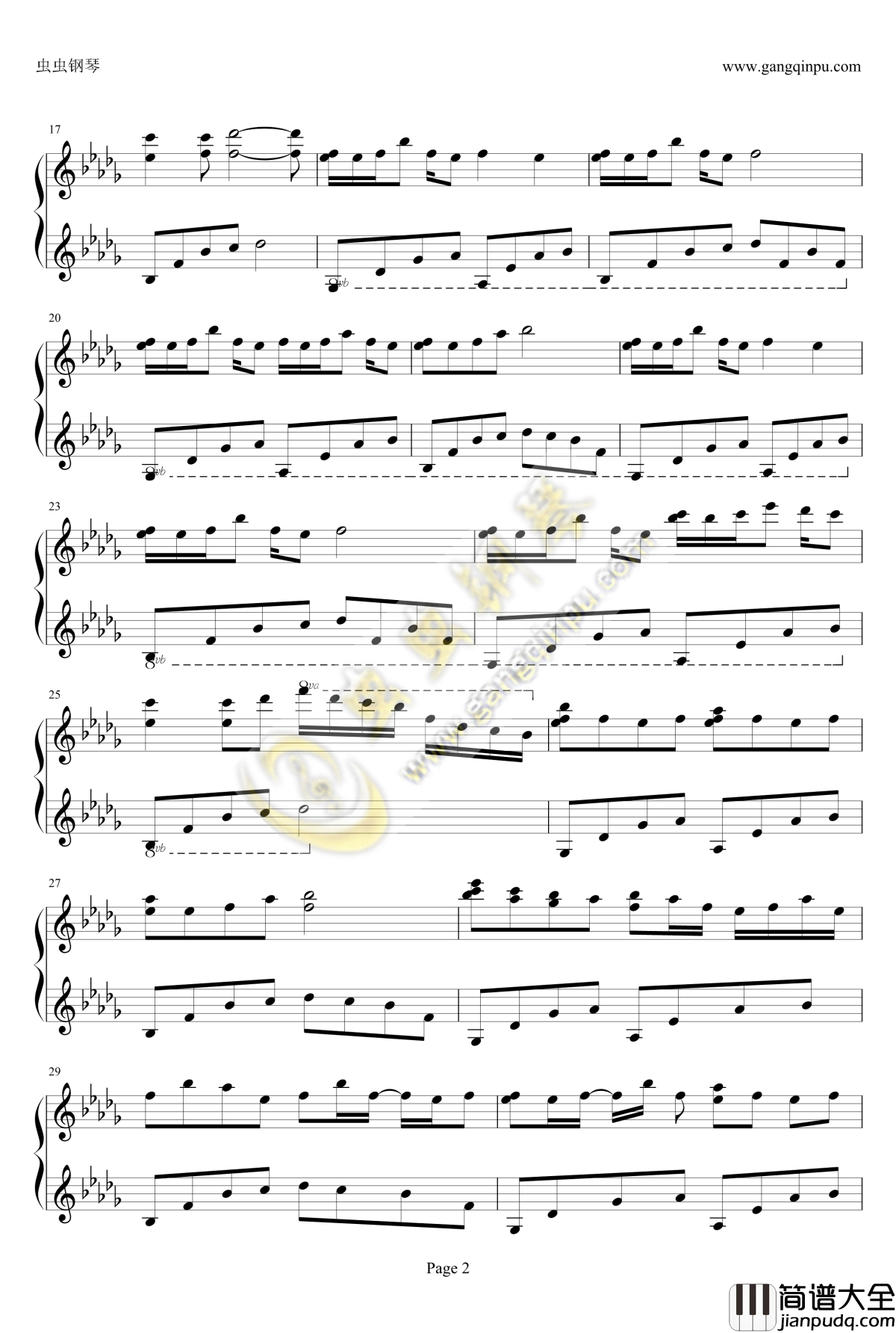 luv_letter钢琴谱_完美独奏版_DJ_Okawari