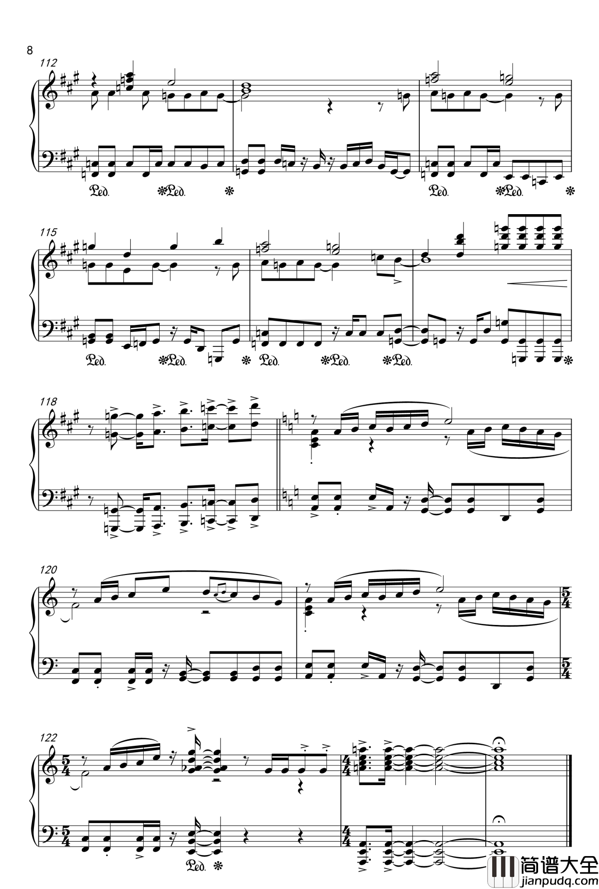 目标是神奇宝贝大师钢琴谱_20周年纪念版