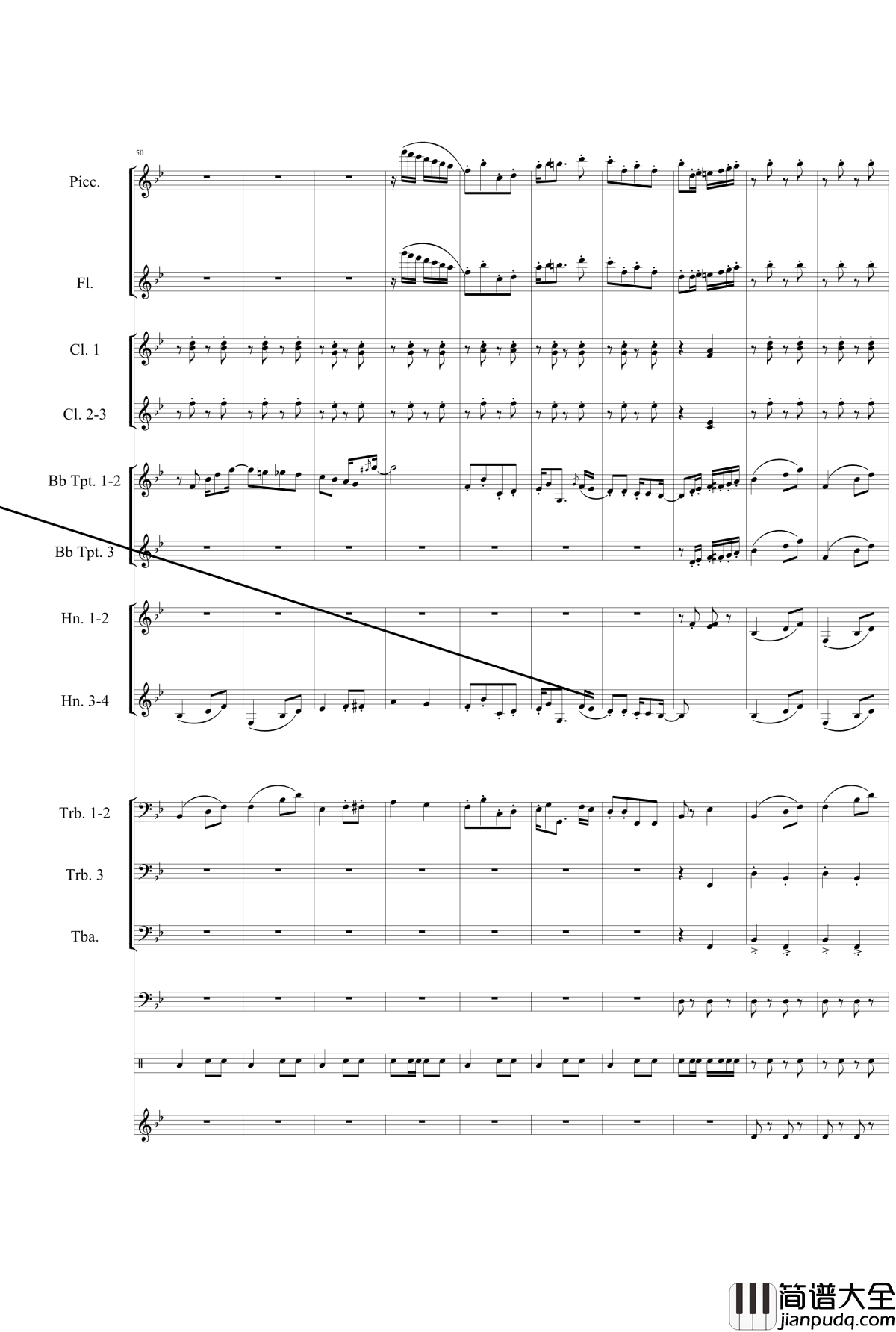 Fest_March钢琴谱_wudildy