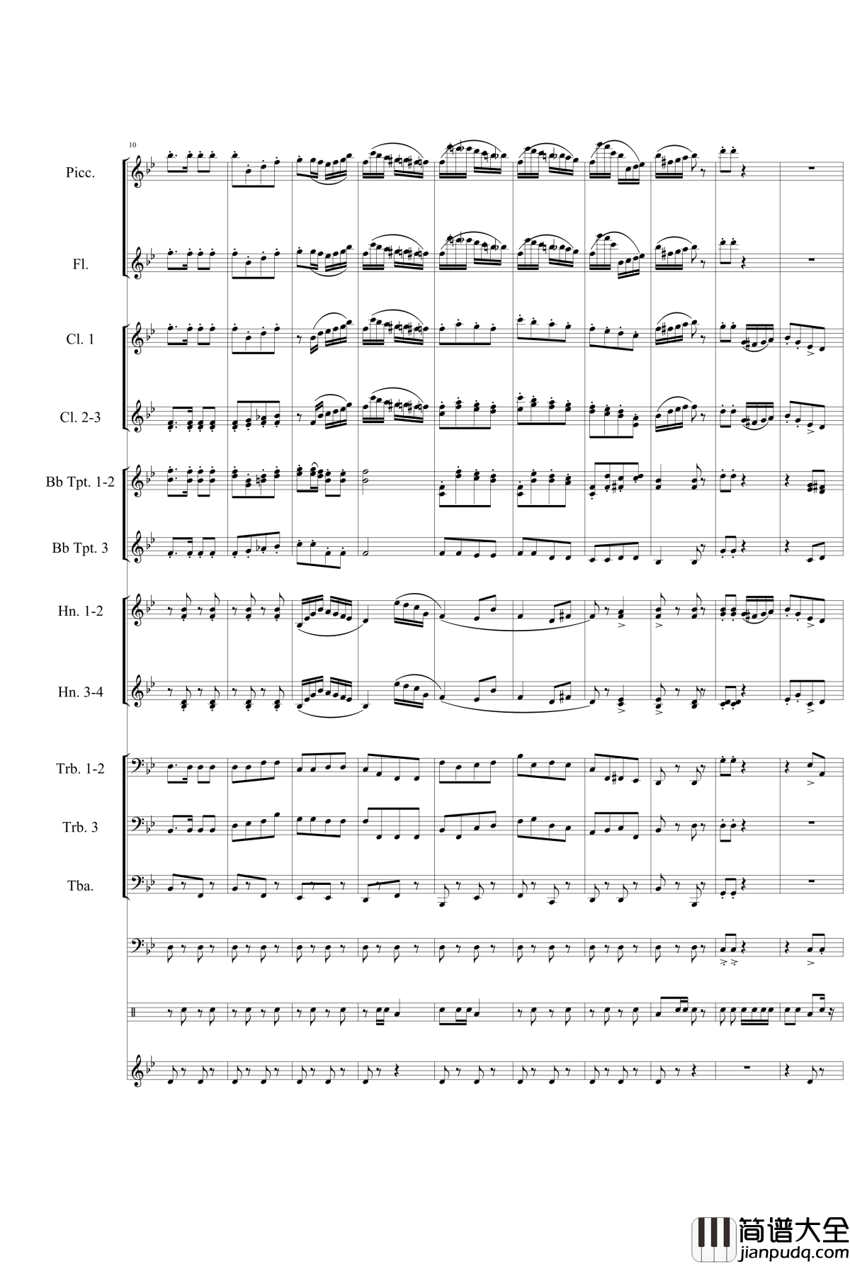 Fest_March钢琴谱_wudildy