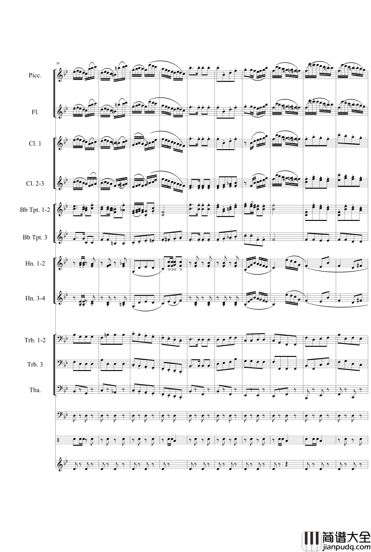 Fest_March钢琴谱_wudildy