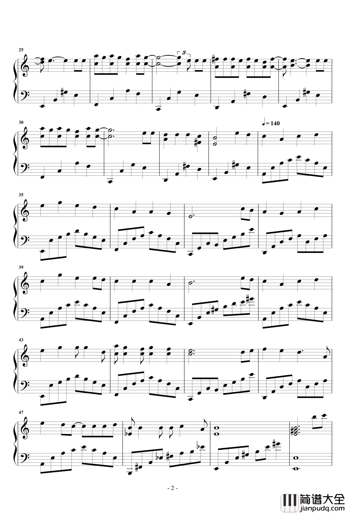 童话镇钢琴谱_原声版_陈一发儿