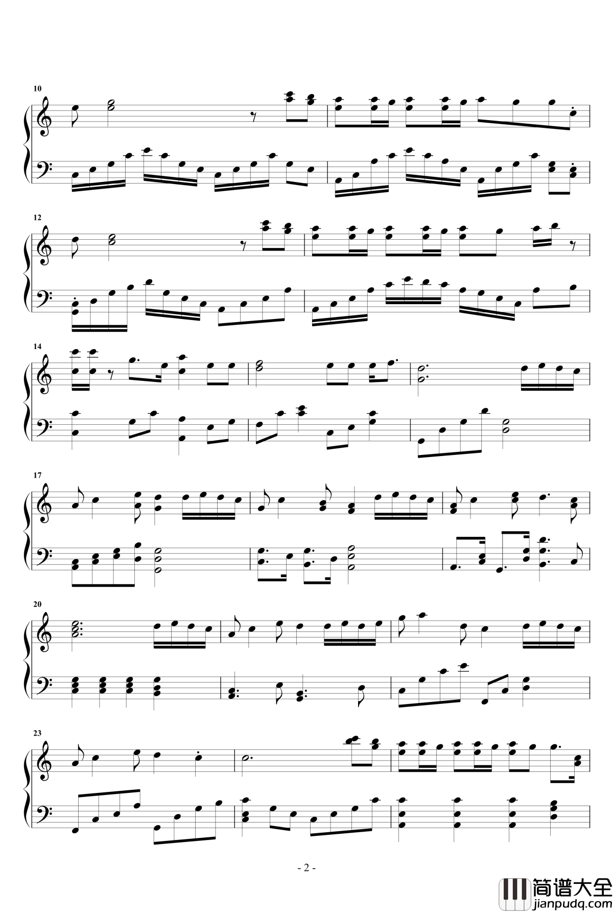 What_Are_Words钢琴谱_Chris_Medina