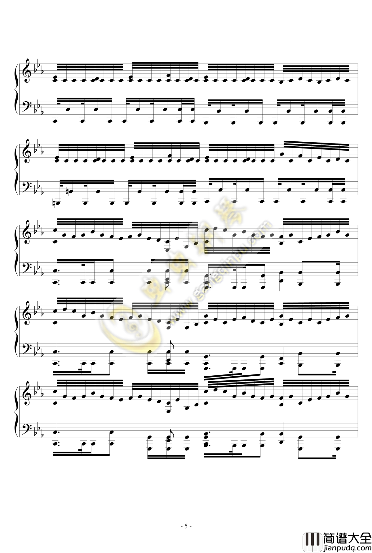 Fight_Club钢琴谱_刺客信条