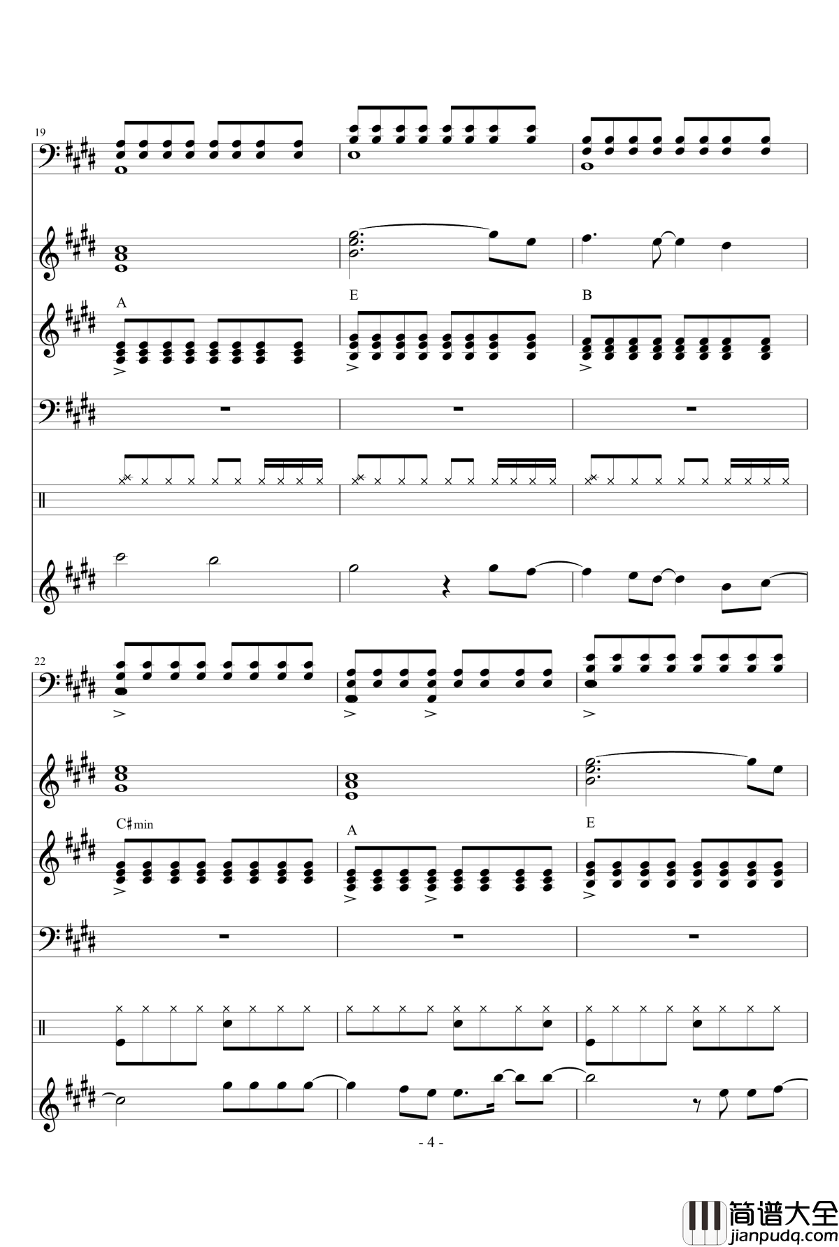 The_Spectre钢琴谱_原版乐队总谱_Alan_Walker