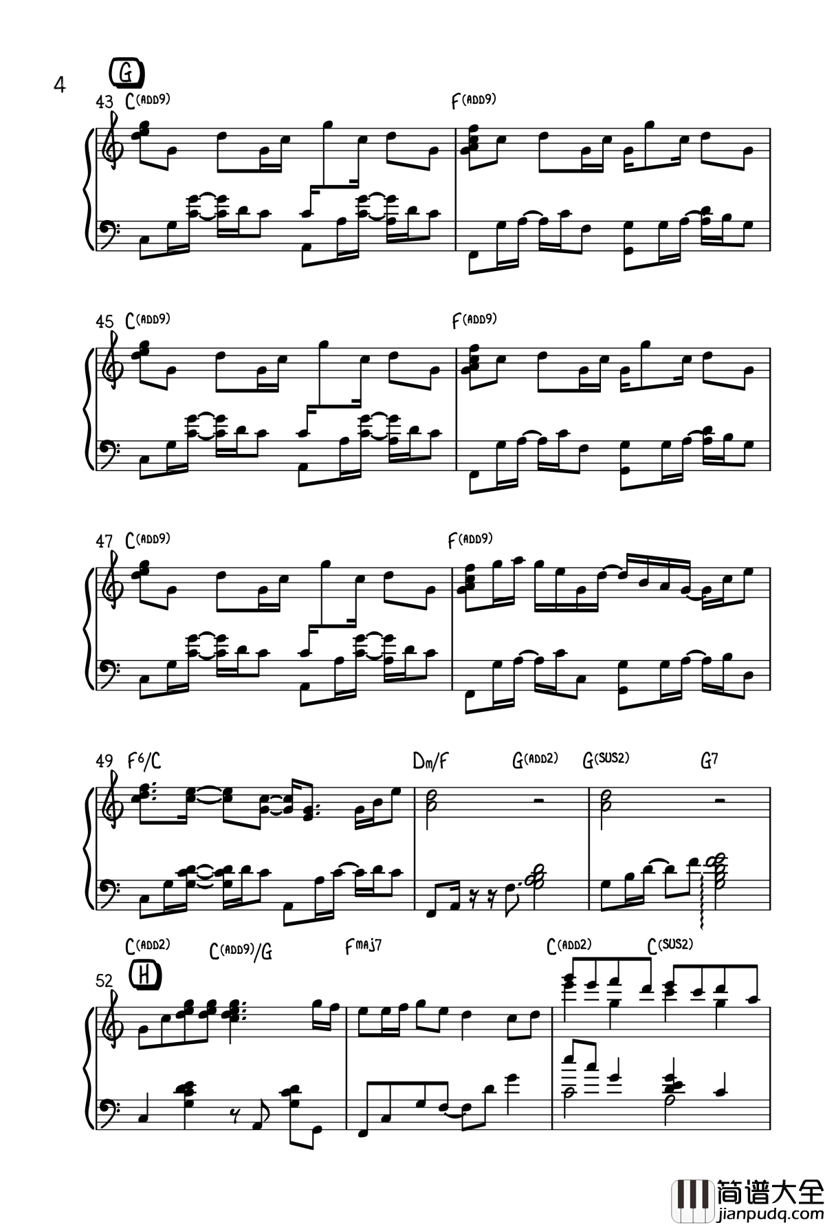 Your_Reality钢琴谱_Just_Monika