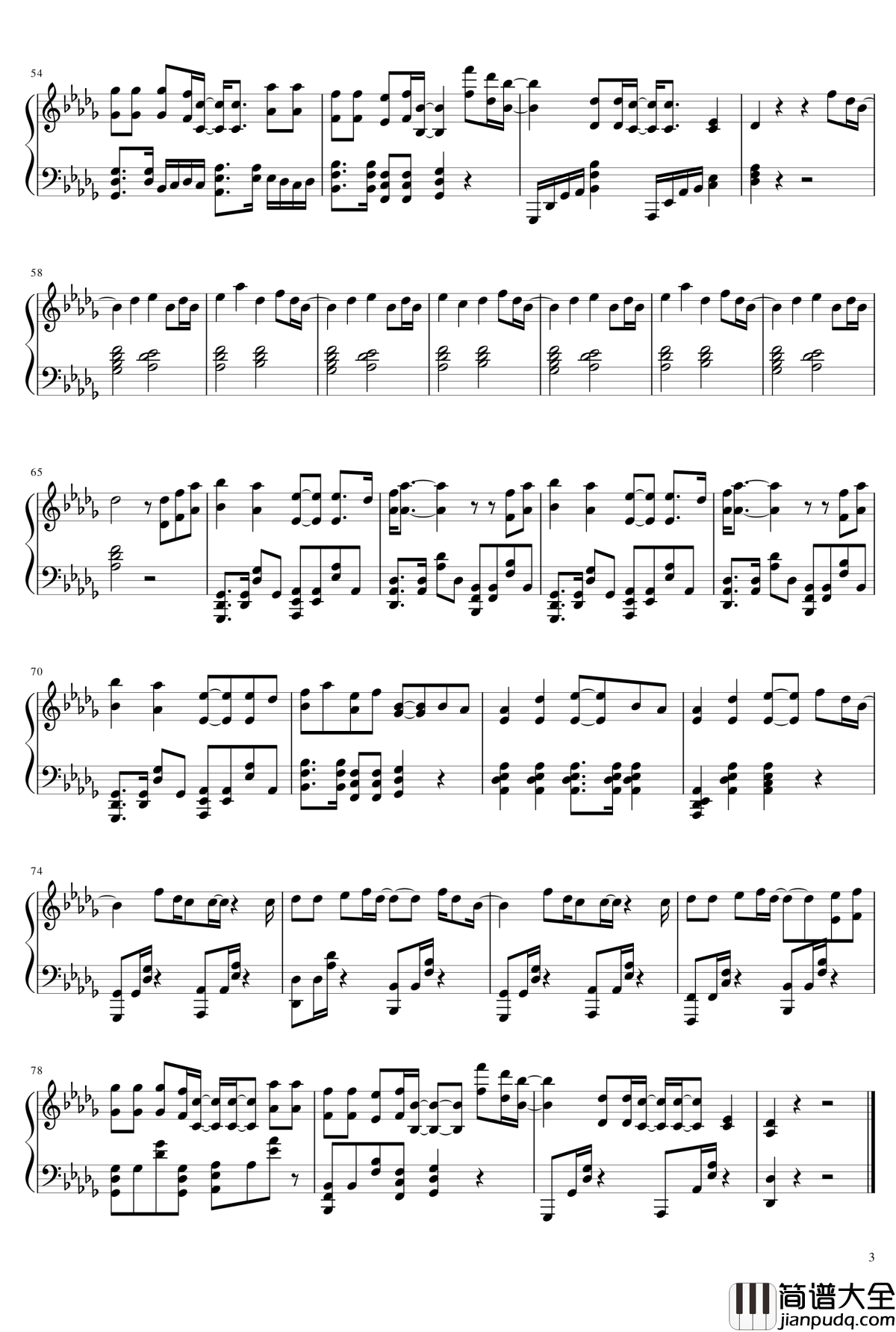 all_falls_down钢琴谱_Alan_Walker