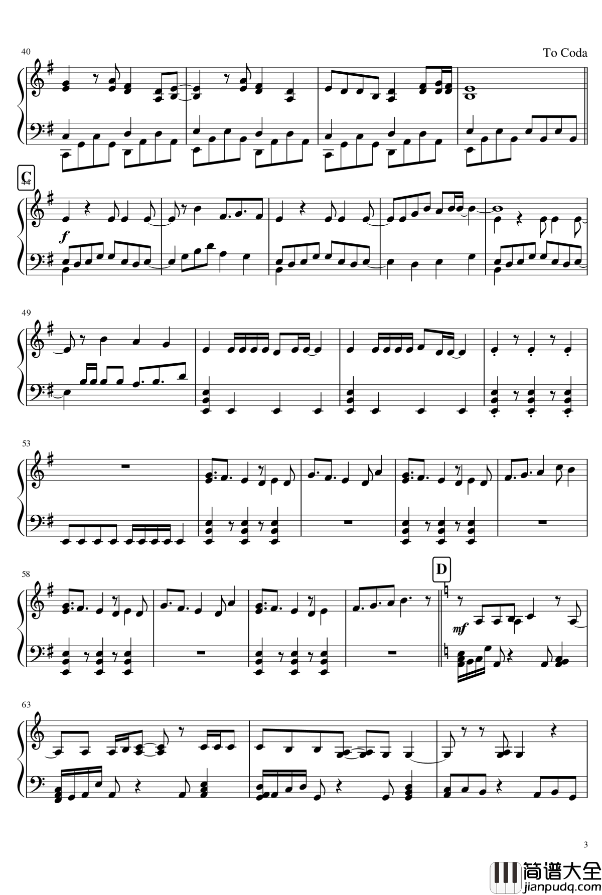 NIGHT_DREAM钢琴谱_歌之王子殿下