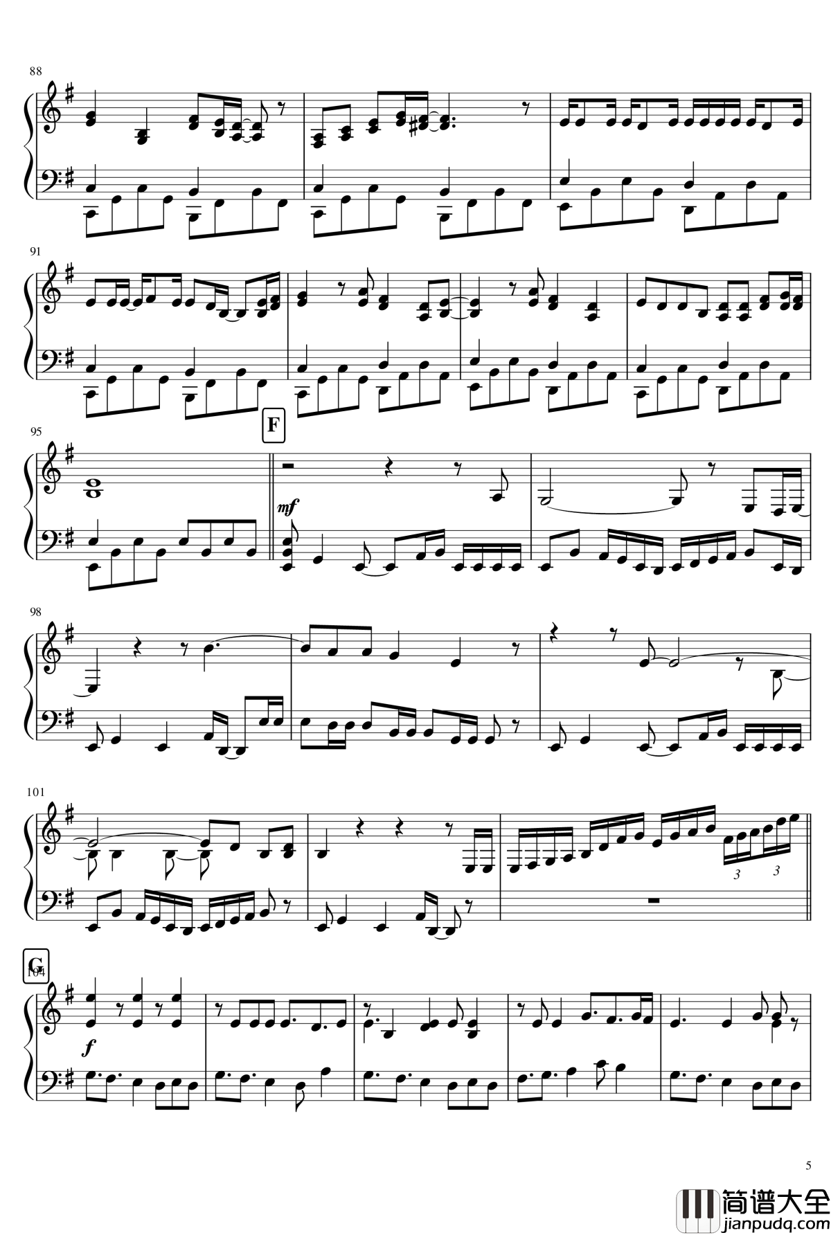 NIGHT_DREAM钢琴谱_歌之王子殿下