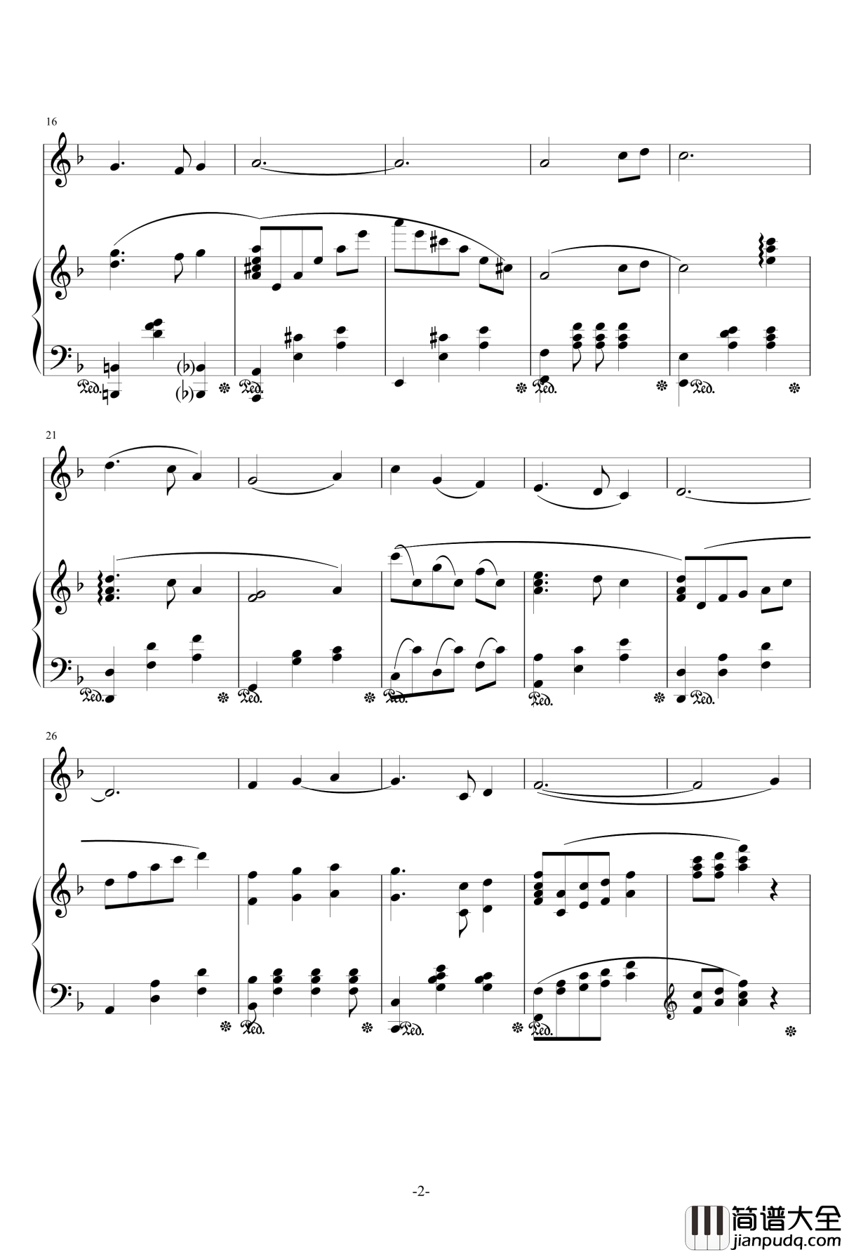 我们的生活充满阳光钢琴谱_甜蜜的事业