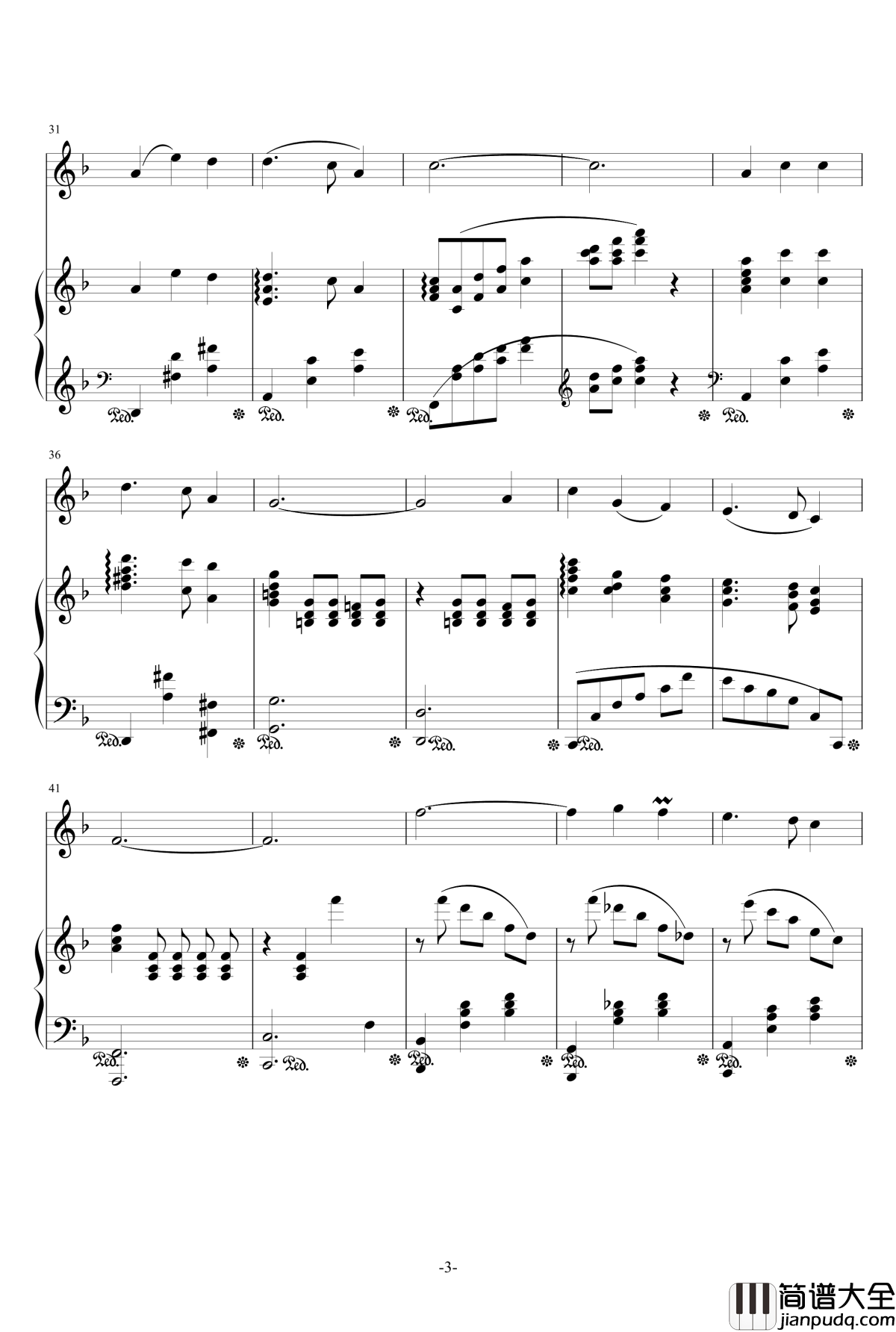 我们的生活充满阳光钢琴谱_甜蜜的事业