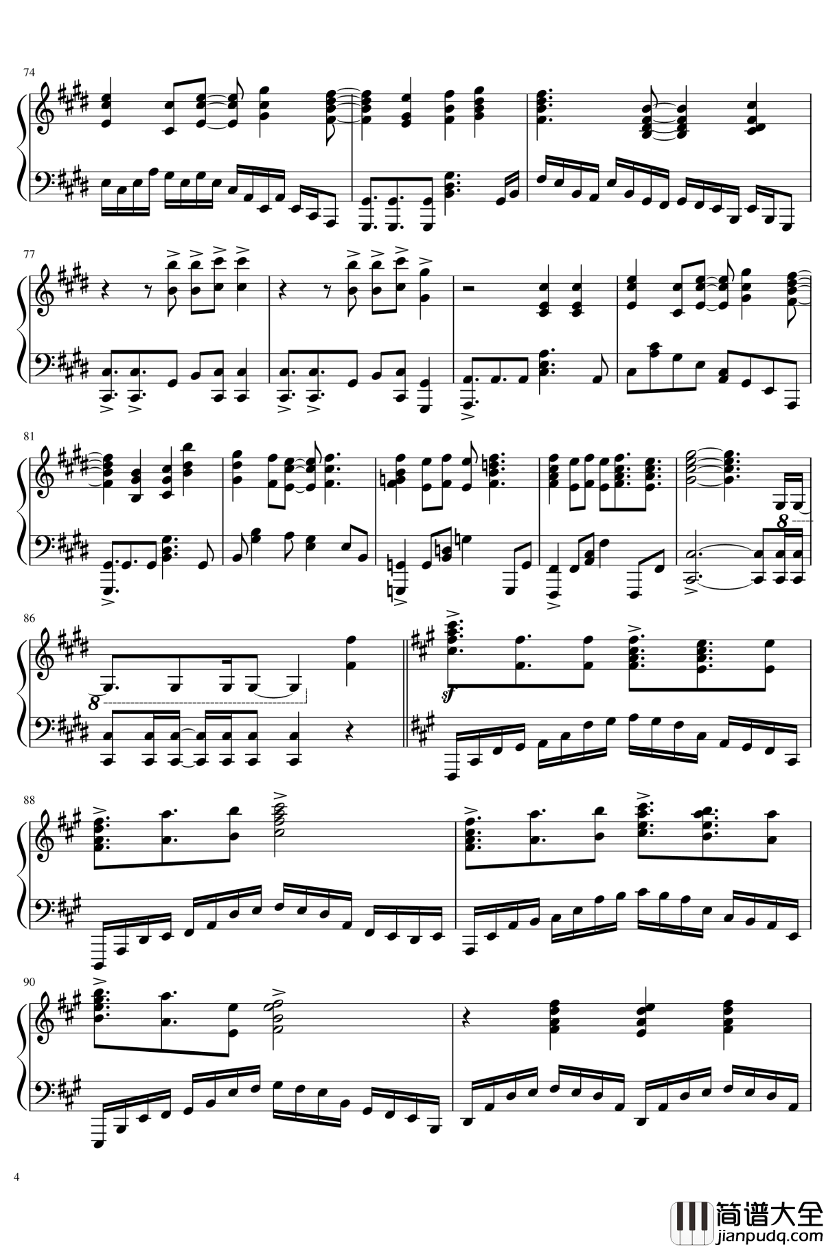 There_is_a_Reason_电影版_ED钢琴谱_游戏人生:_零_游戏人生