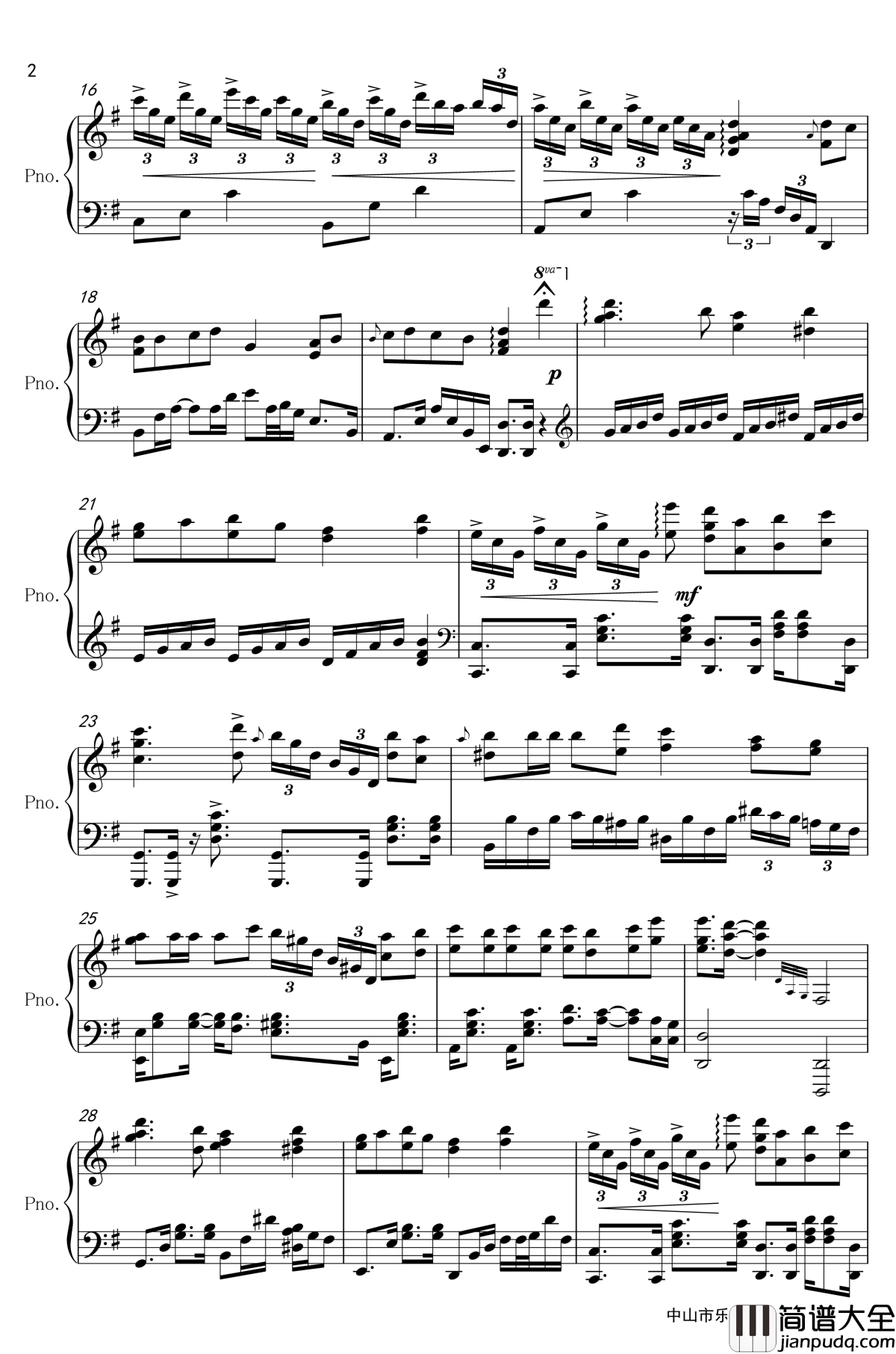 可惜我是水瓶座钢琴谱_杨千嬅