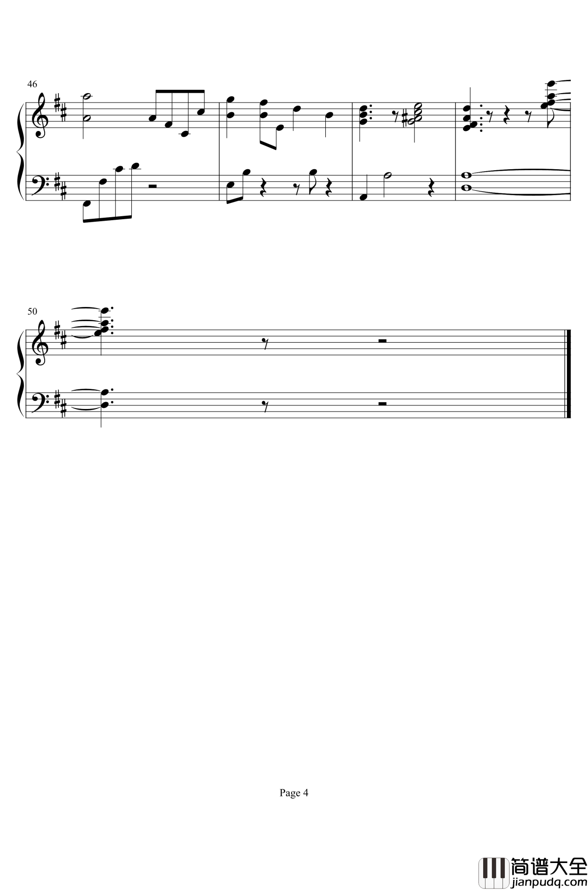 bule钢琴谱_侠名