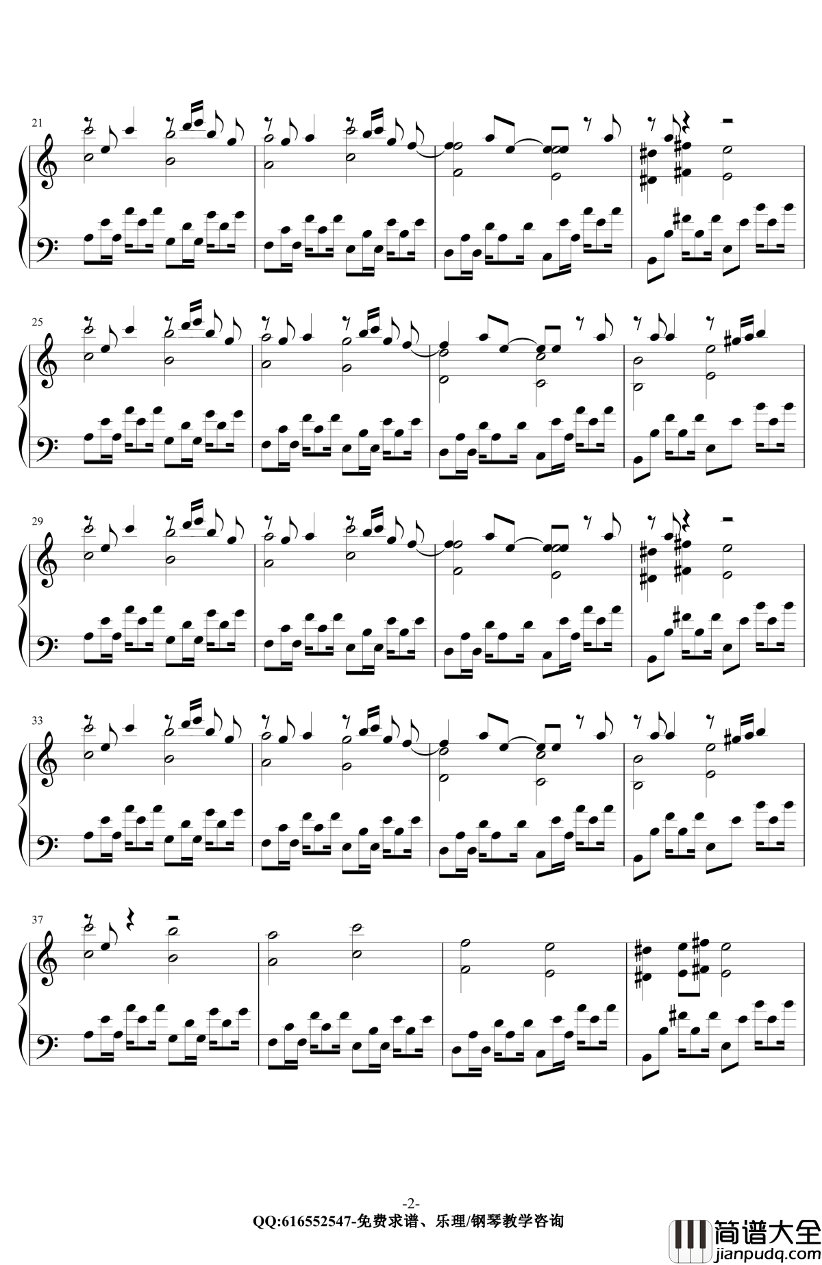 Tassel钢琴谱_流苏_Cymophane