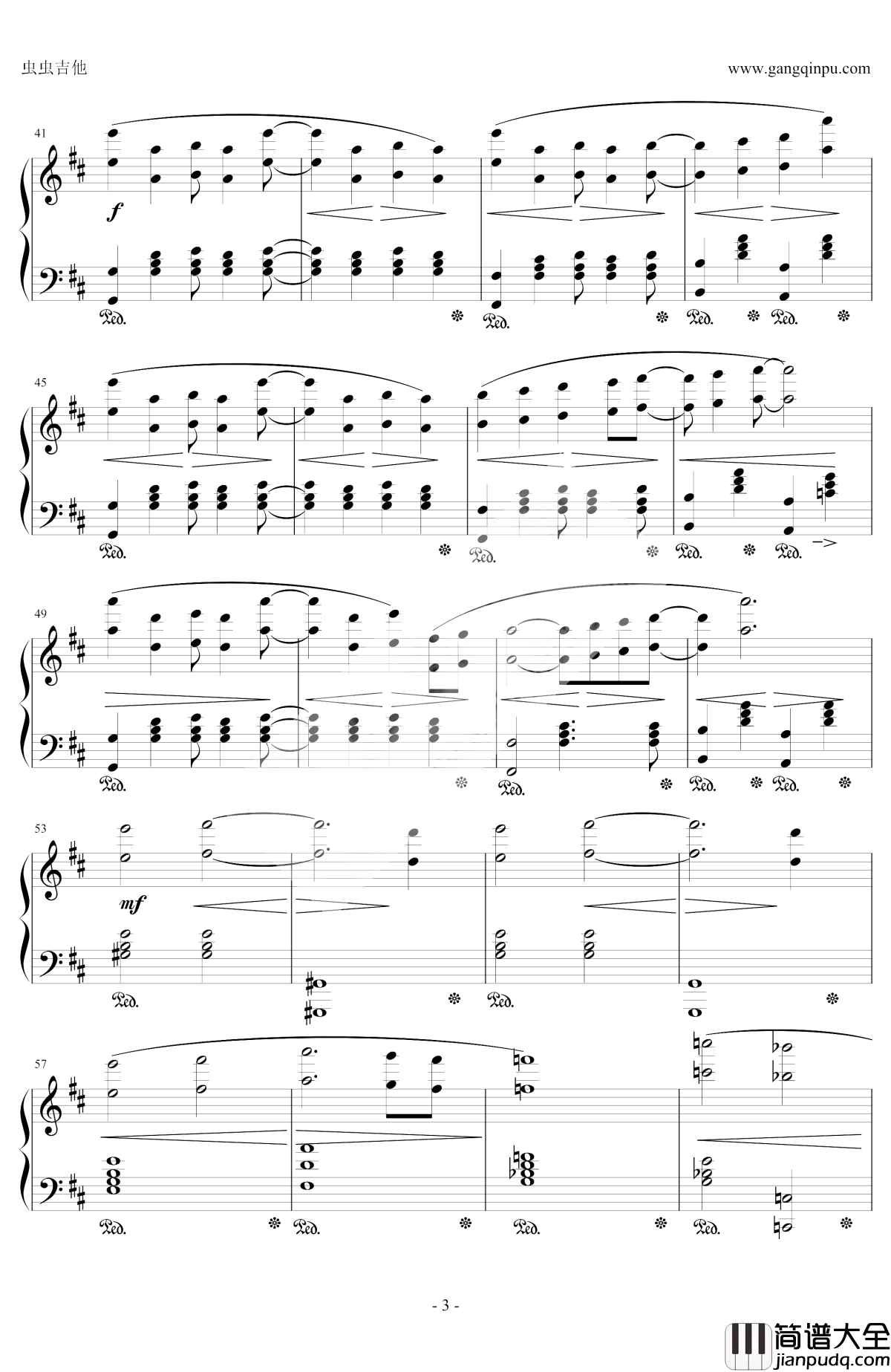 閃光钢琴谱_Distant_Worlds_III_最终幻想