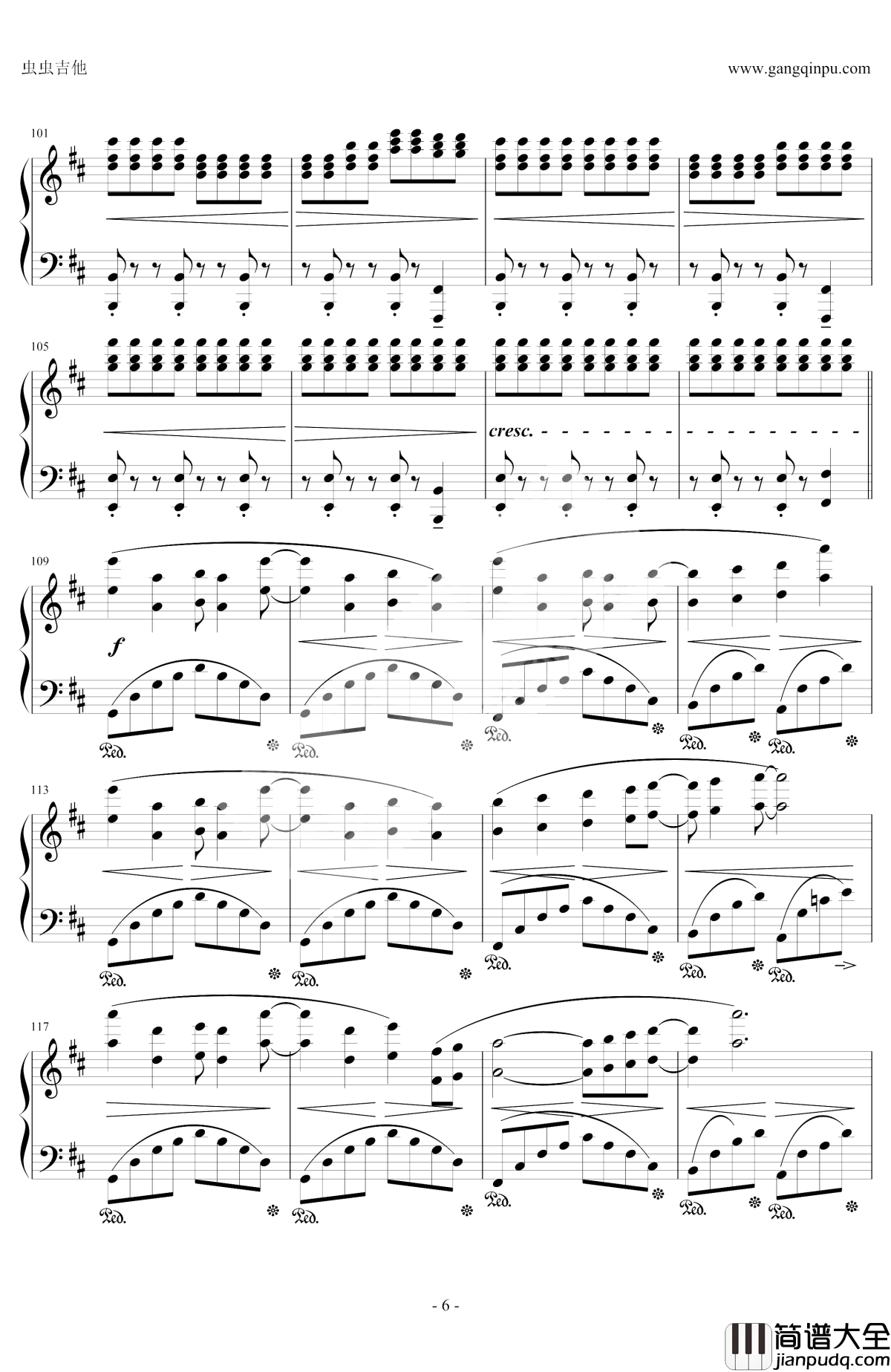 閃光钢琴谱_Distant_Worlds_III_最终幻想