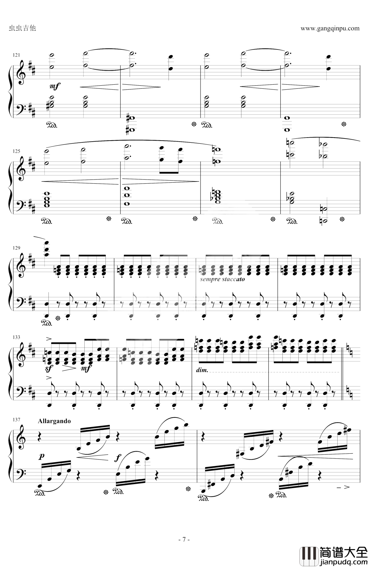 閃光钢琴谱_Distant_Worlds_III_最终幻想