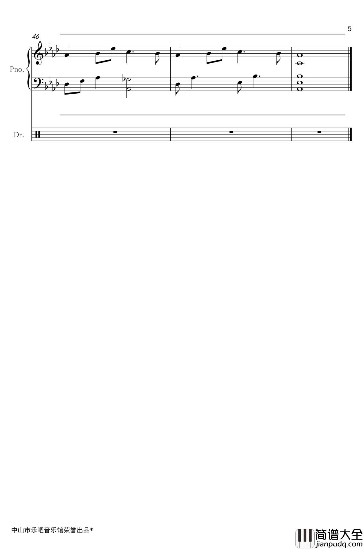 等你下课钢琴谱_周杰伦