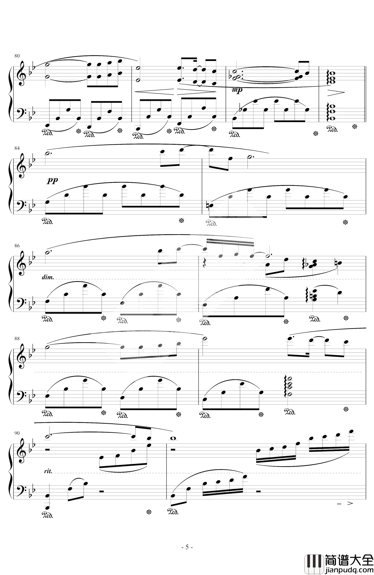Kiss_Me_Good_bye钢琴谱_最终幻想