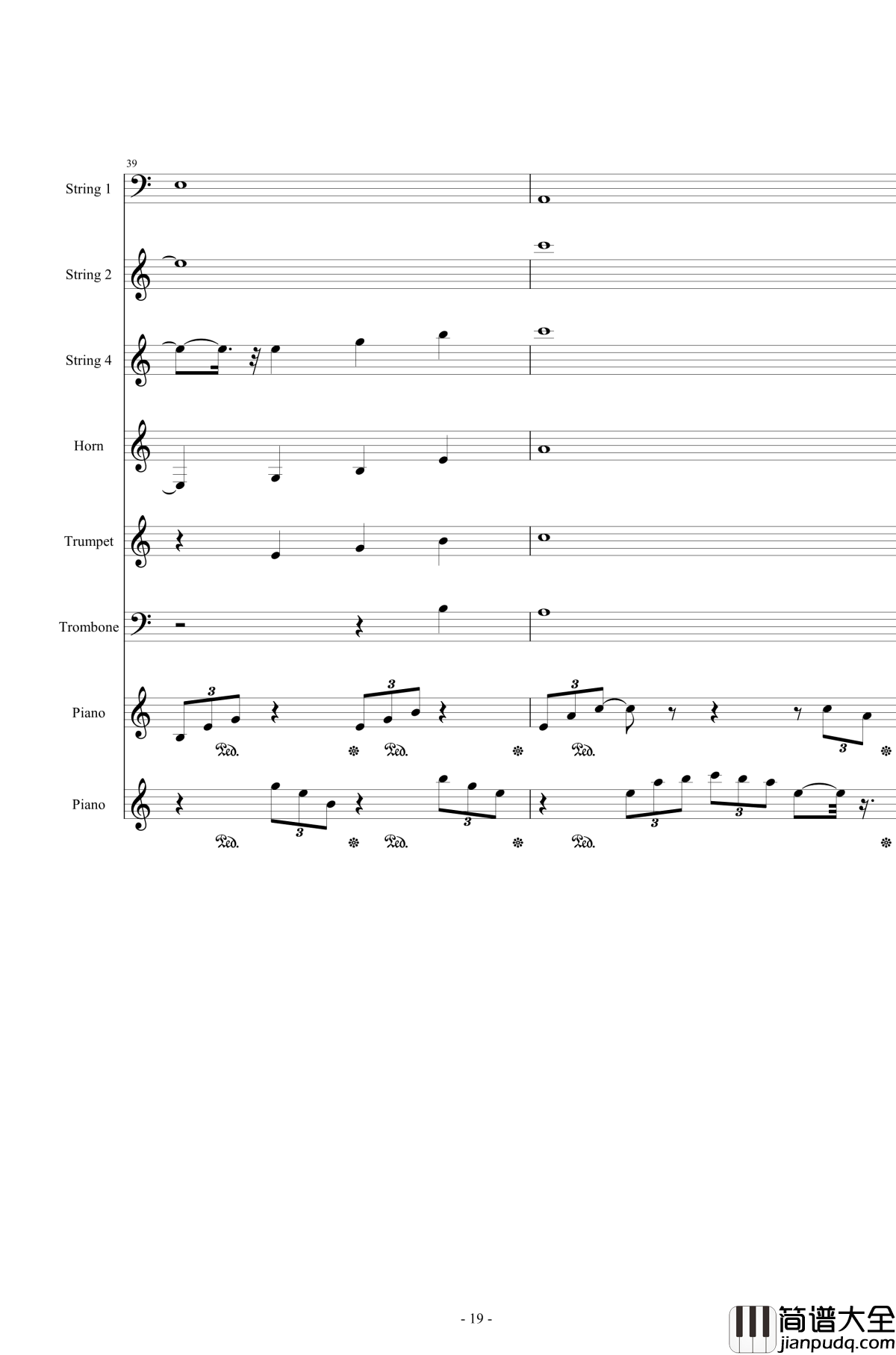 Or_AngelHar钢琴谱_天使的歌声_总谱