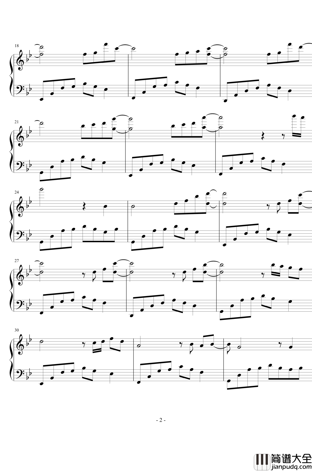 夜的钢琴曲29钢琴谱_石进