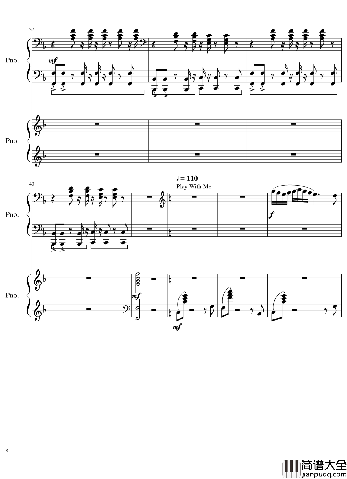 Doki_Doki_Literature_Club钢琴谱_心跳心跳文学部_钢琴谱合集