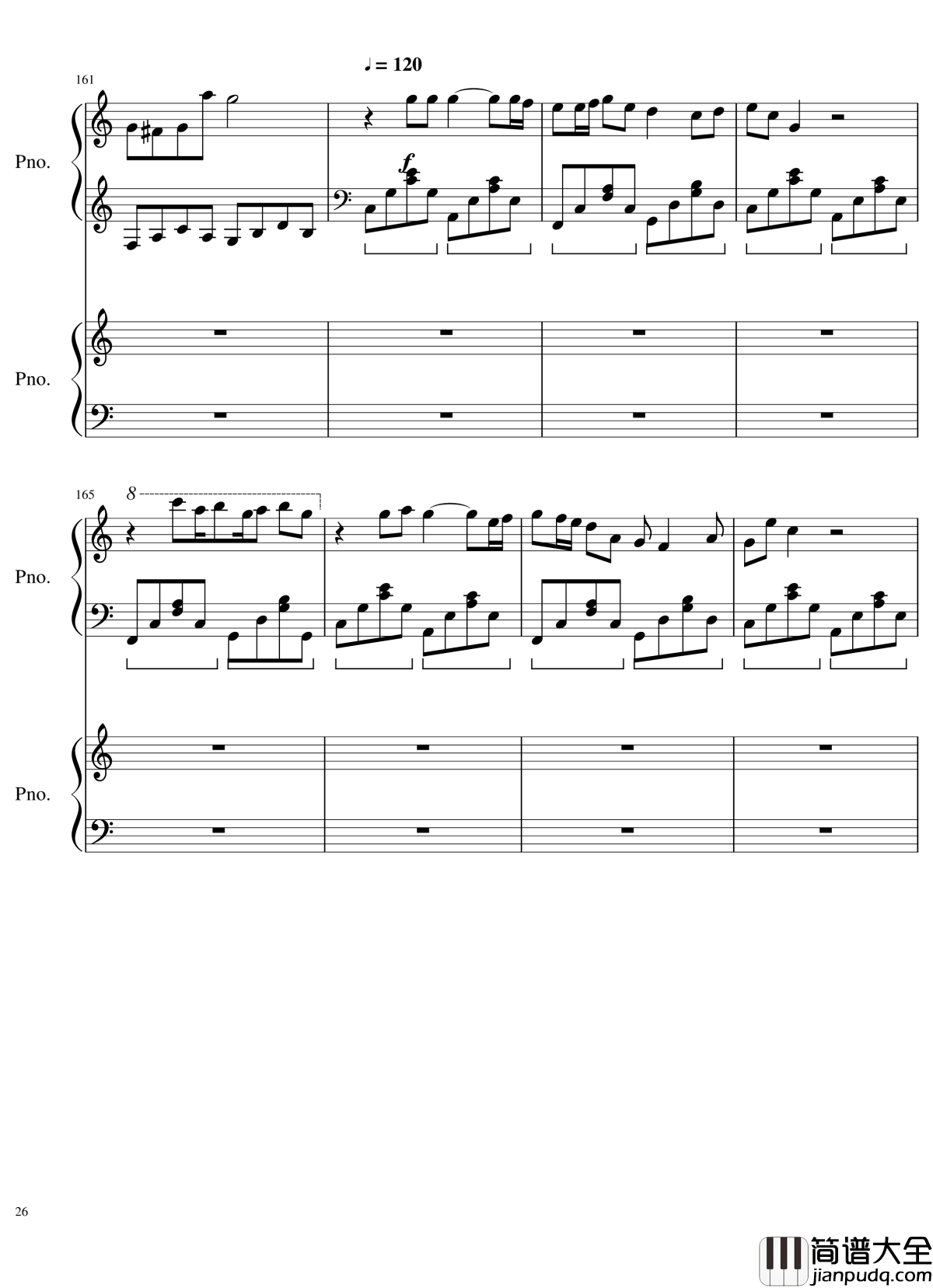 Doki_Doki_Literature_Club钢琴谱_心跳心跳文学部_钢琴谱合集