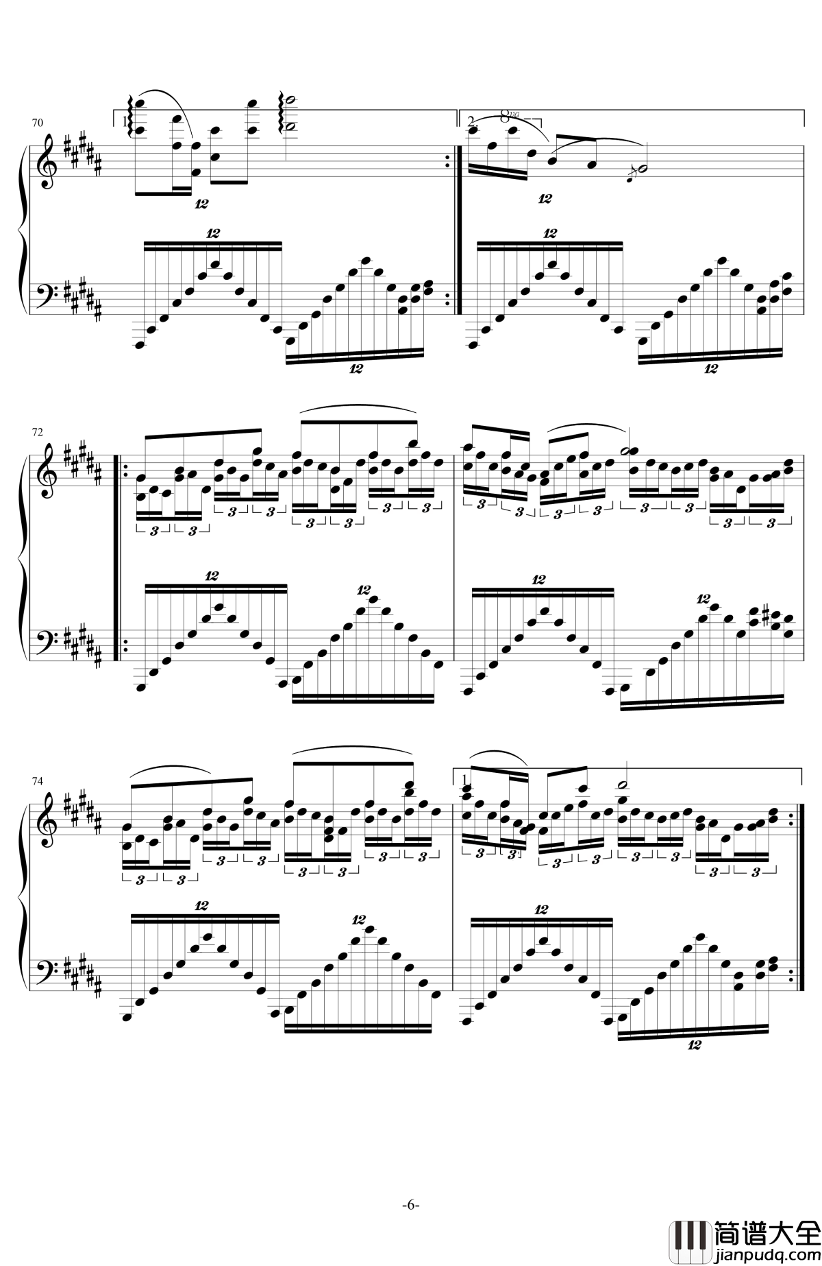 忠犬的故事钢琴谱_airoad