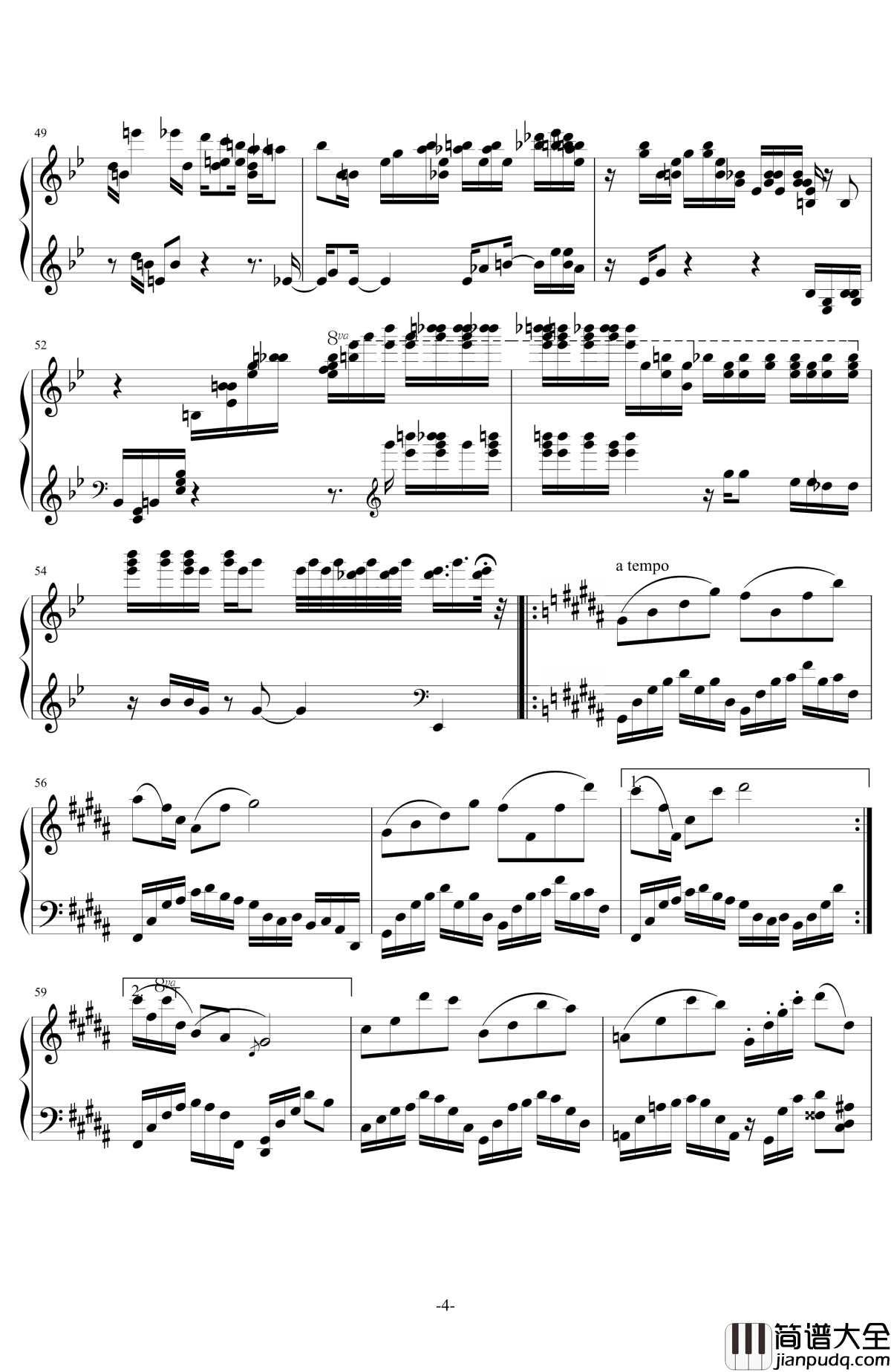 忠犬的故事钢琴谱_airoad