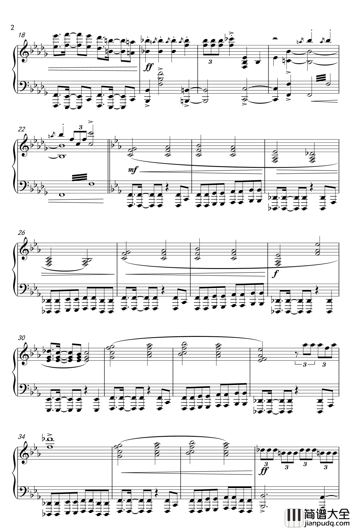 怪物猎人海龙BGM钢琴谱_海与路的共震