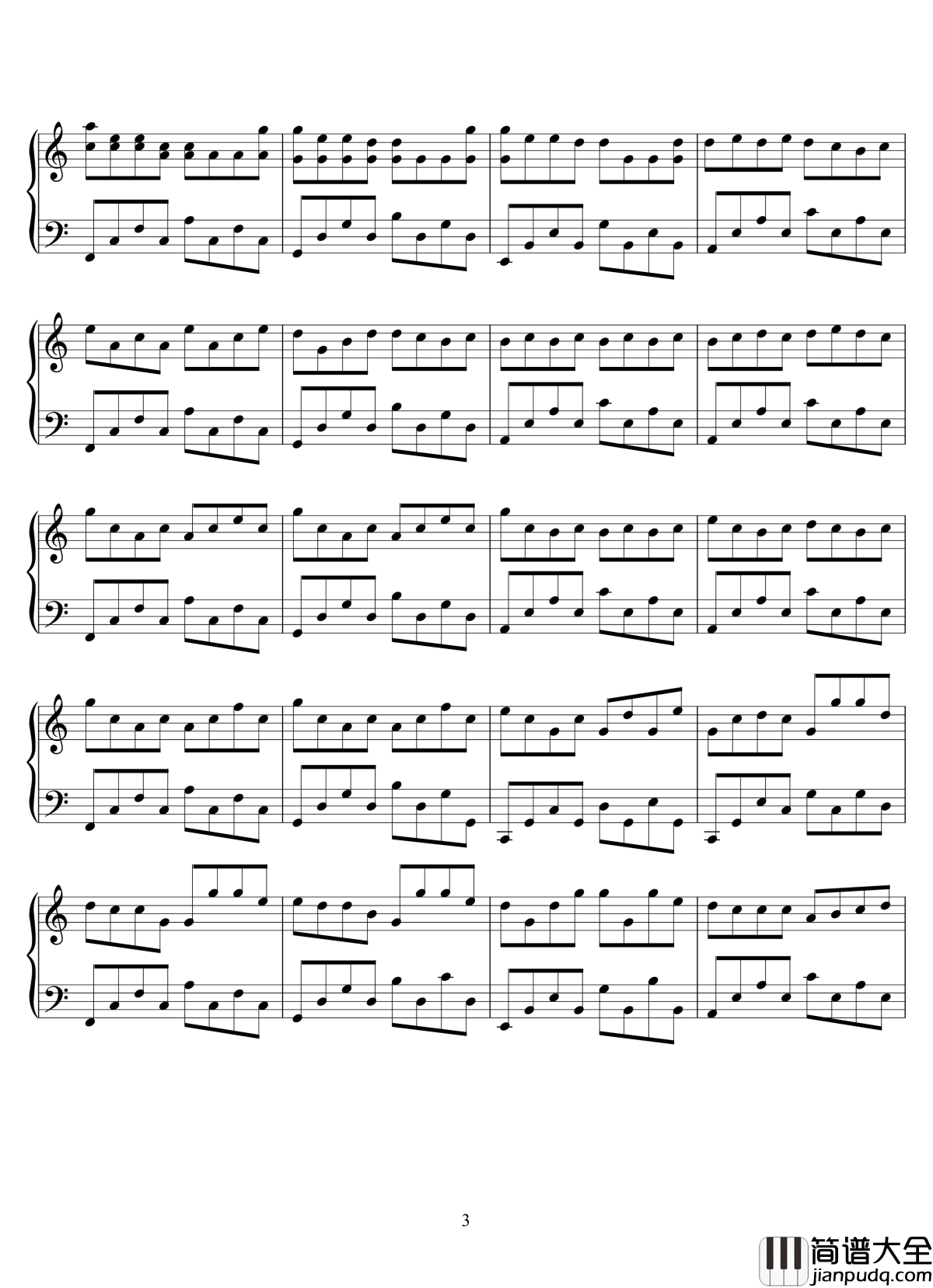 After_a_Busy_Day钢琴谱_lixiang'spiano