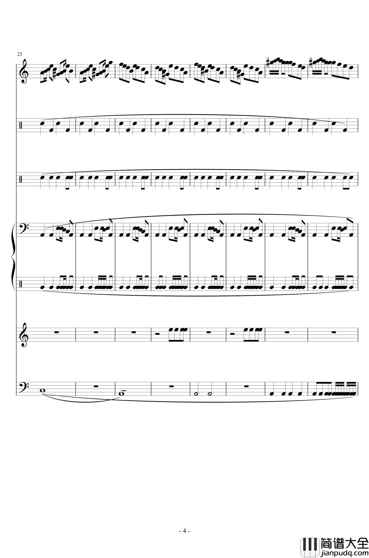 Obelisk钢琴谱_DJ_Katana