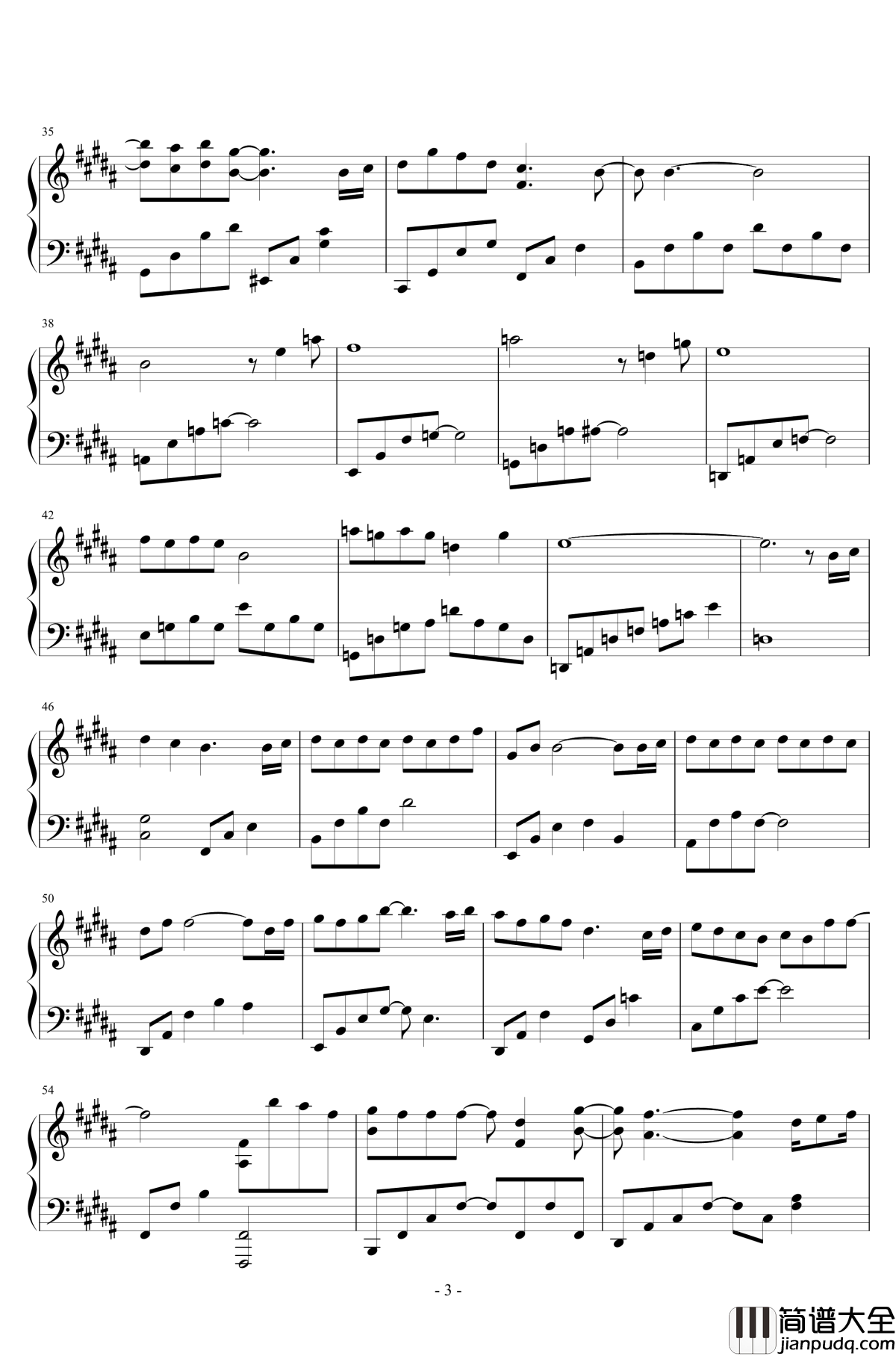 如果一切没有发生过钢琴谱_原声独奏版_张碧晨