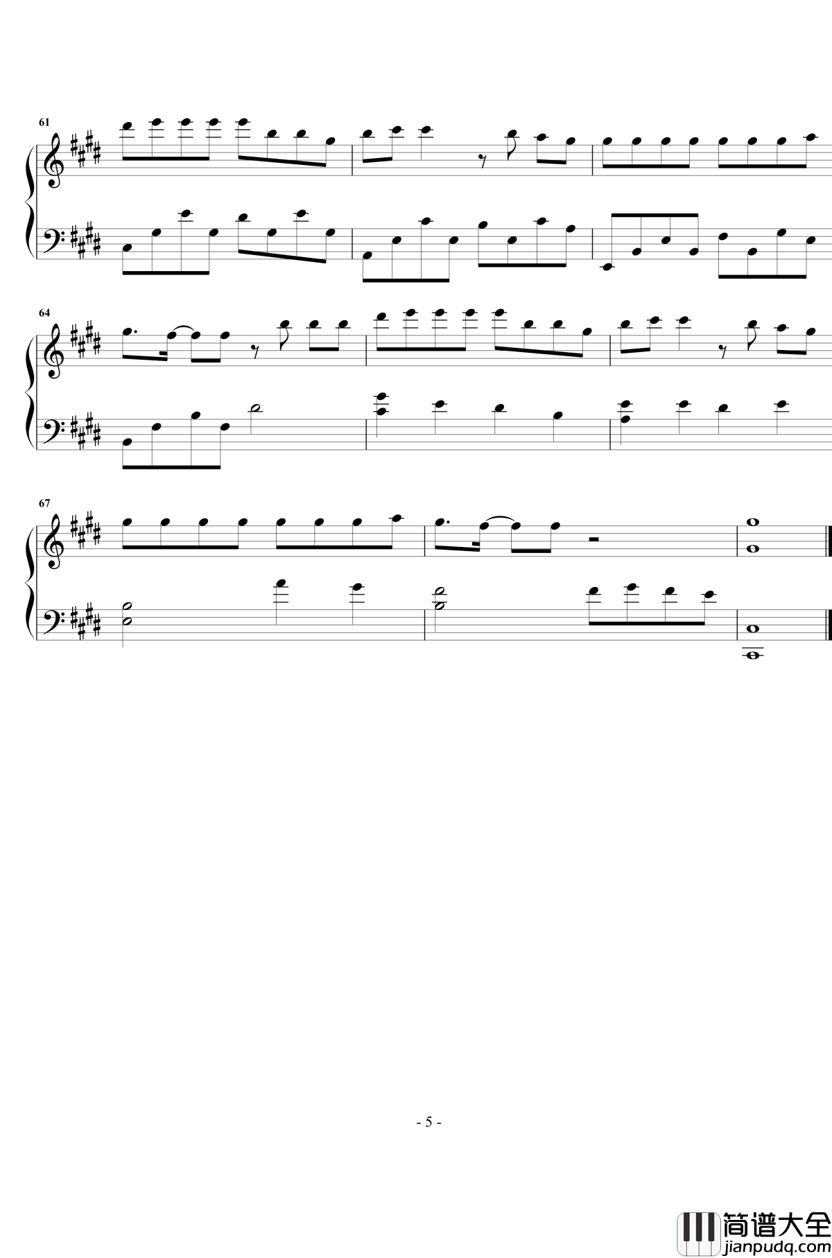 病变钢琴谱_Cubi