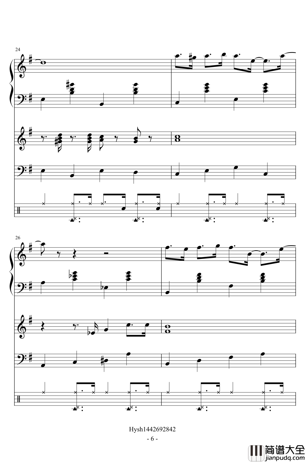 旅行青蛙钢琴谱