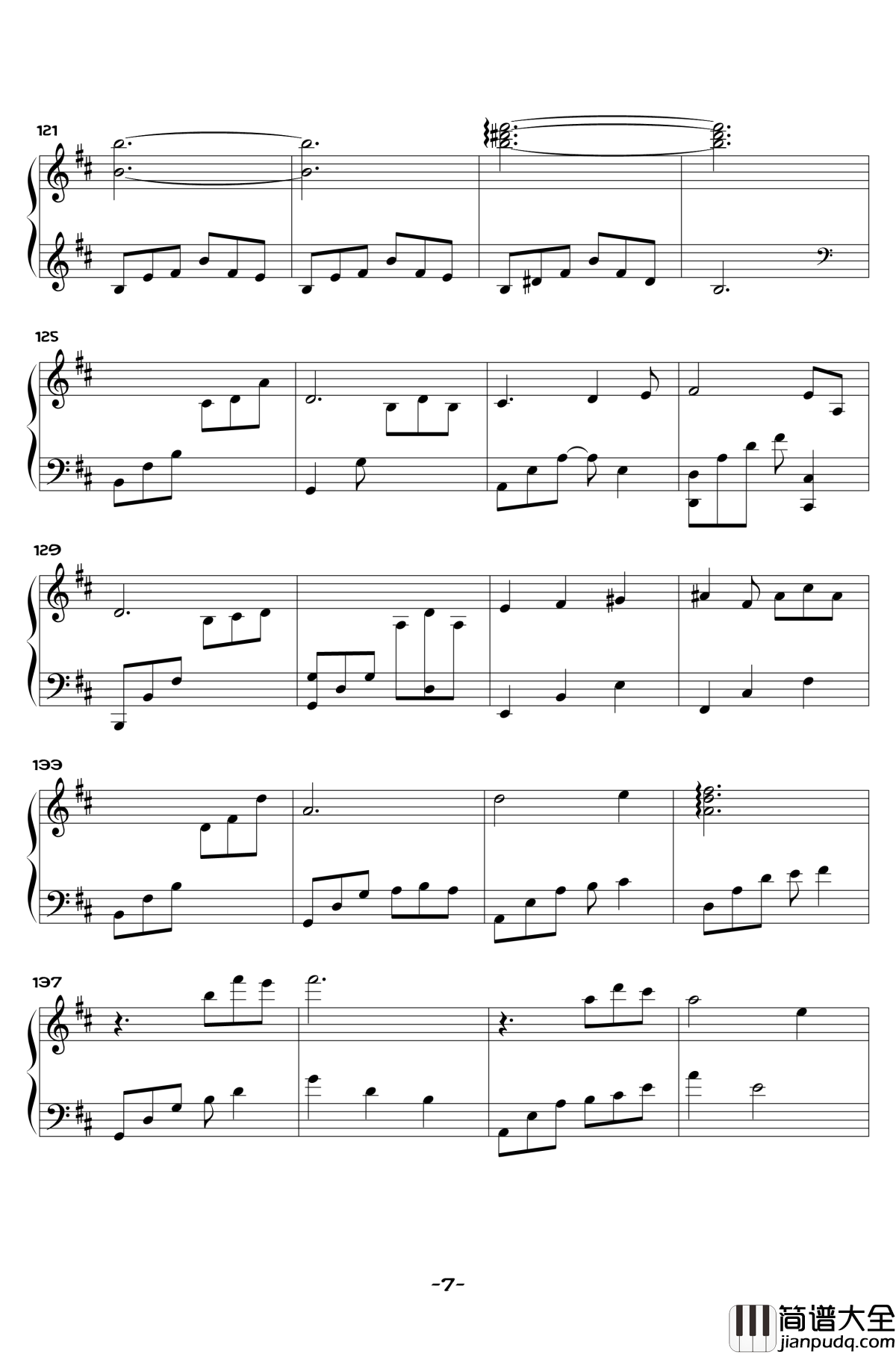 森之祭典钢琴谱_V.K克