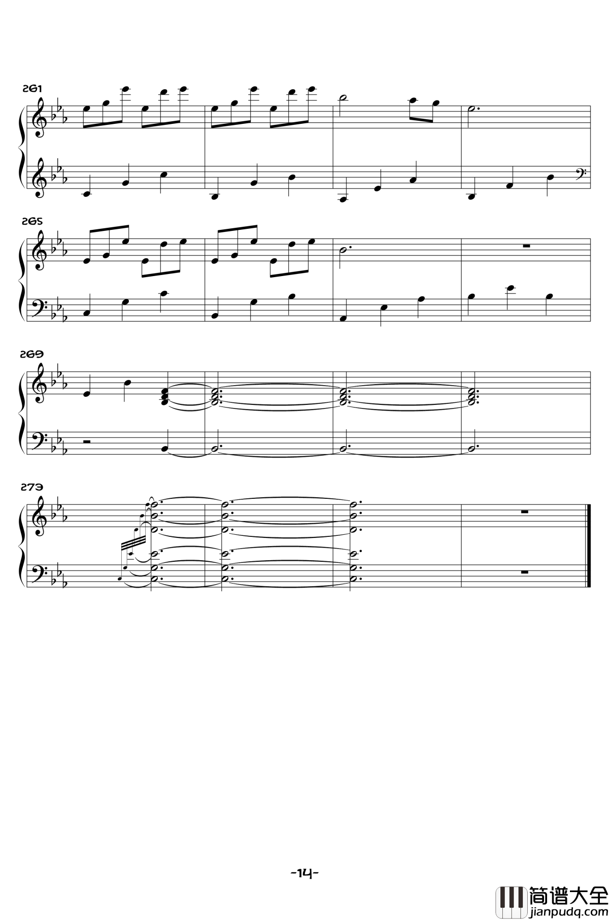 森之祭典钢琴谱_V.K克